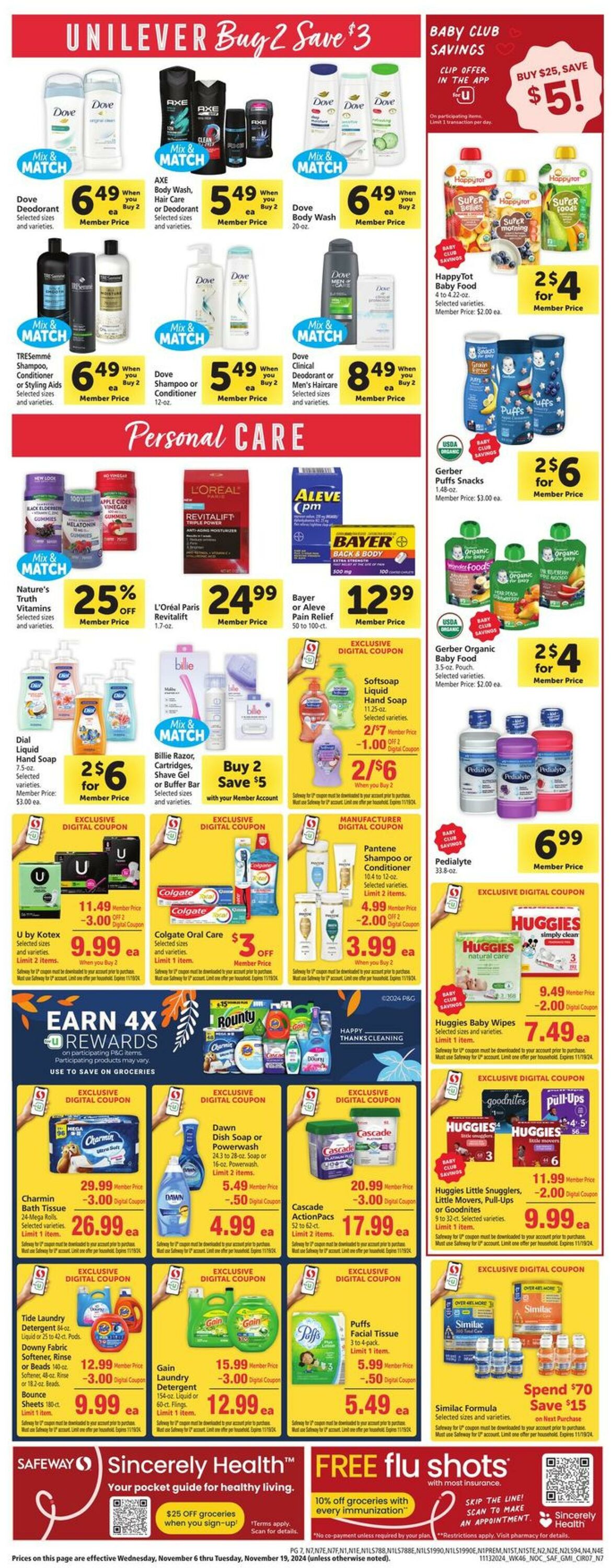 Weekly ad Safeway 11/13/2024 - 11/19/2024