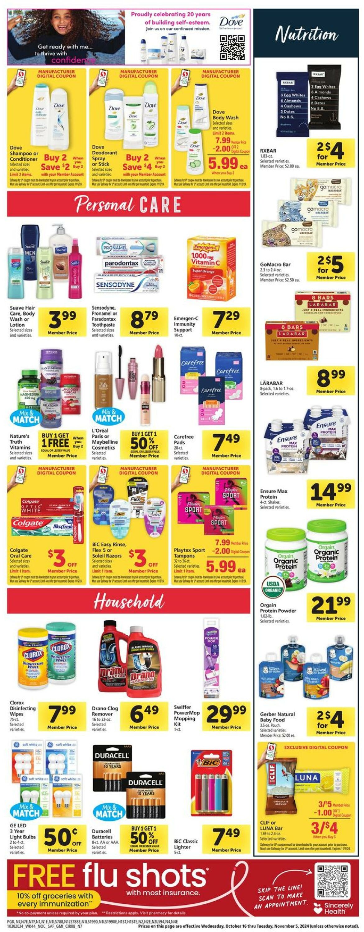 Weekly ad Safeway 10/30/2024 - 11/05/2024