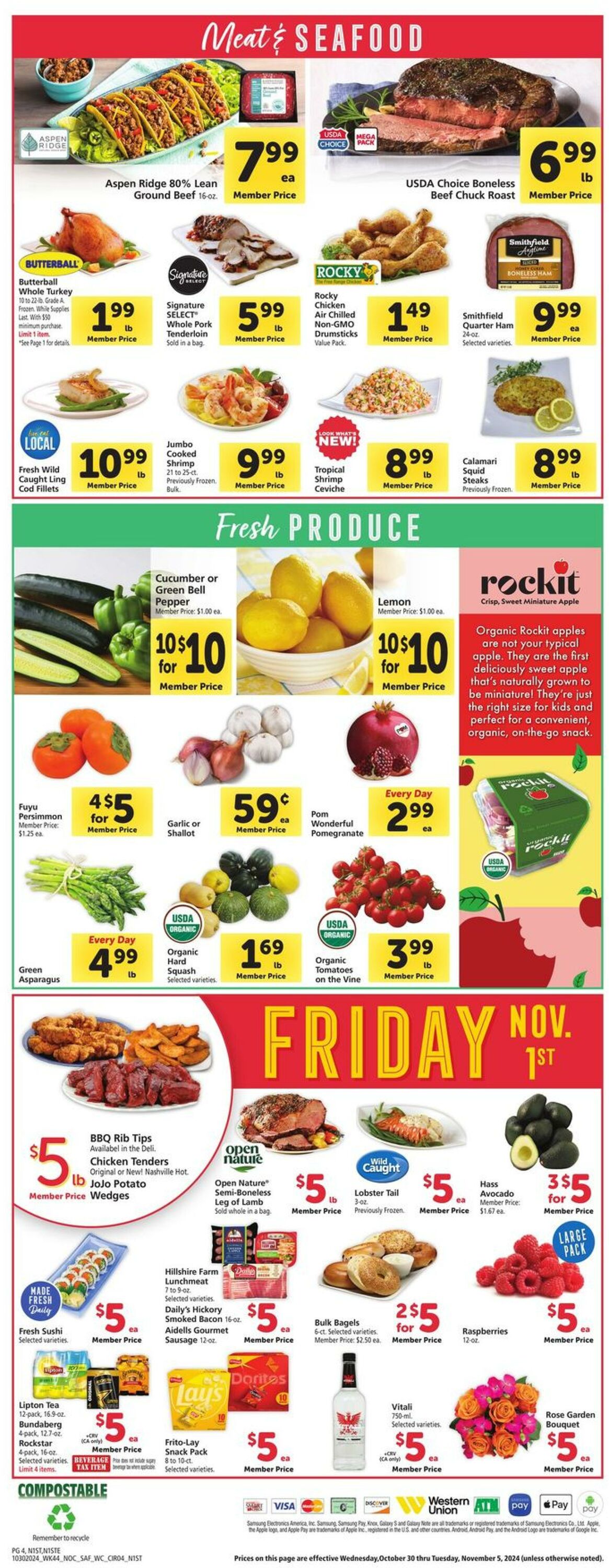 Weekly ad Safeway 10/30/2024 - 11/05/2024