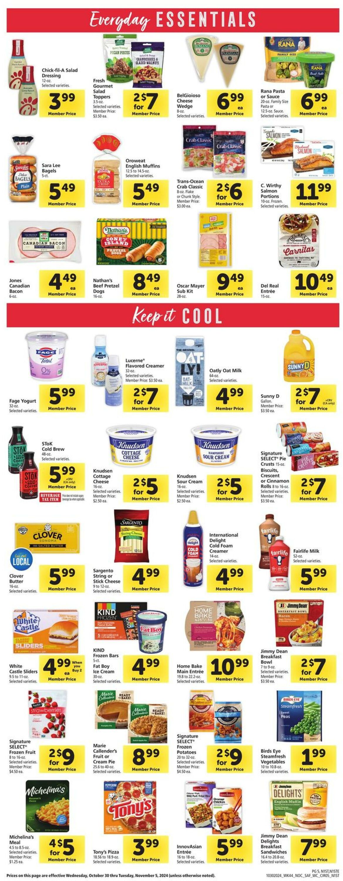 Weekly ad Safeway 10/30/2024 - 11/05/2024