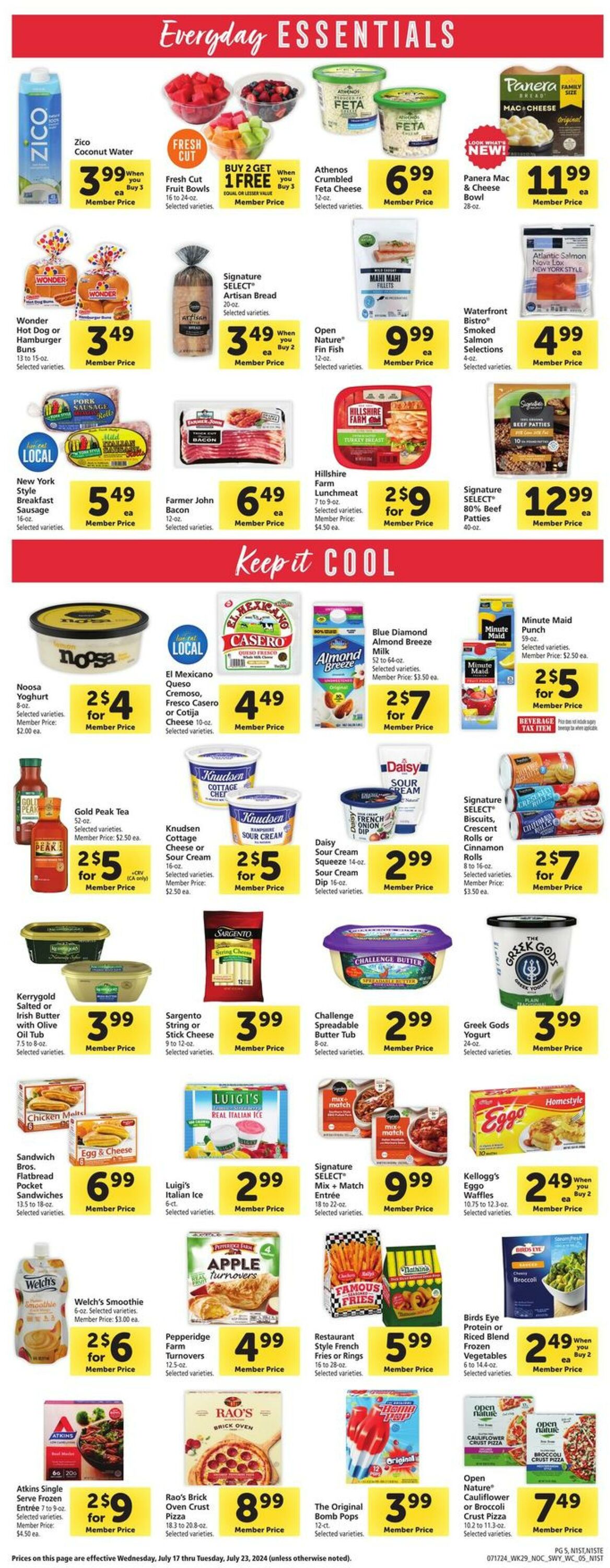 Weekly ad Safeway 07/17/2024 - 07/23/2024