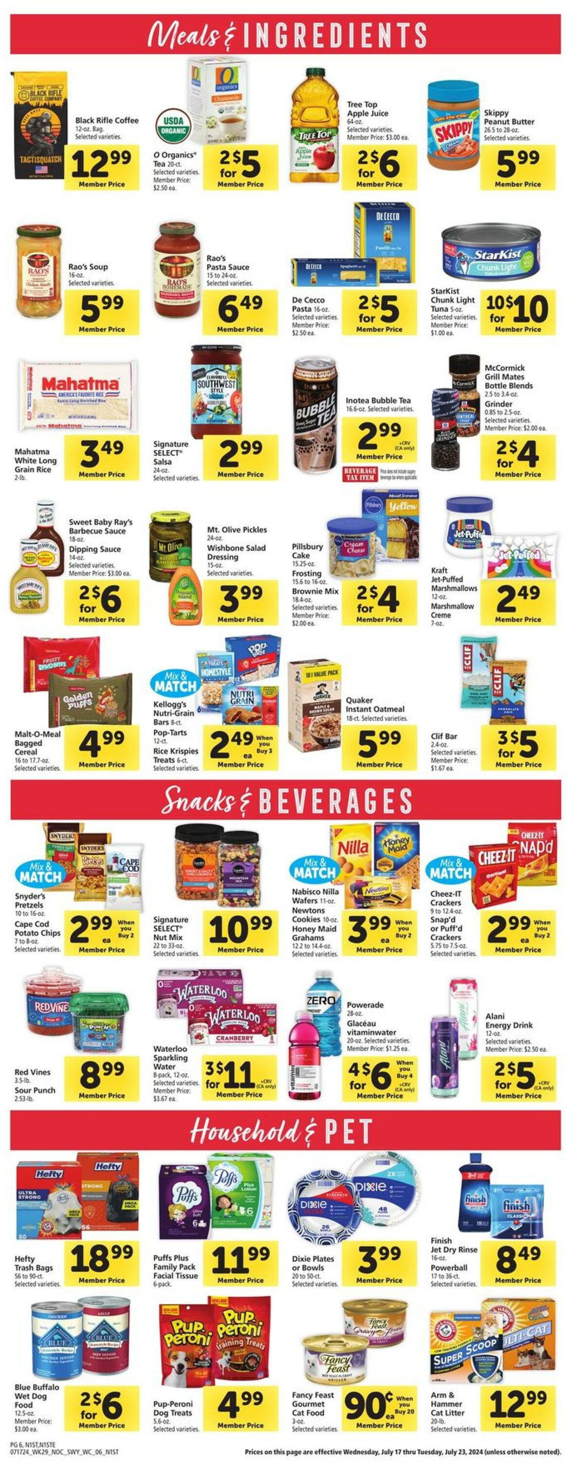 Weekly ad Safeway 07/17/2024 - 07/23/2024