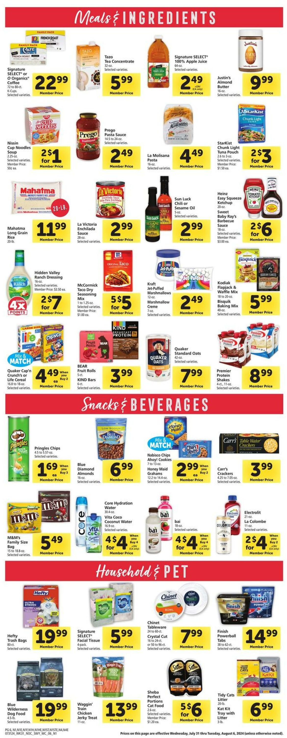 Weekly ad Safeway 07/31/2024 - 08/06/2024