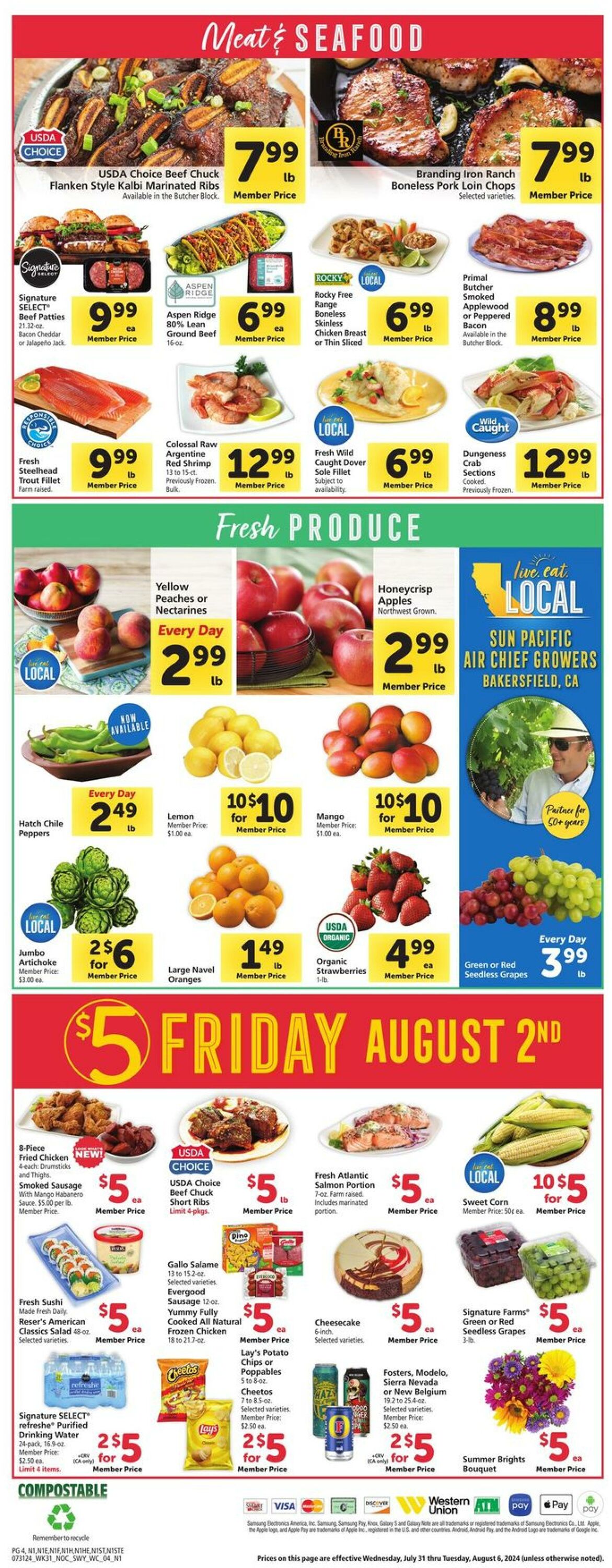 Weekly ad Safeway 07/31/2024 - 08/06/2024