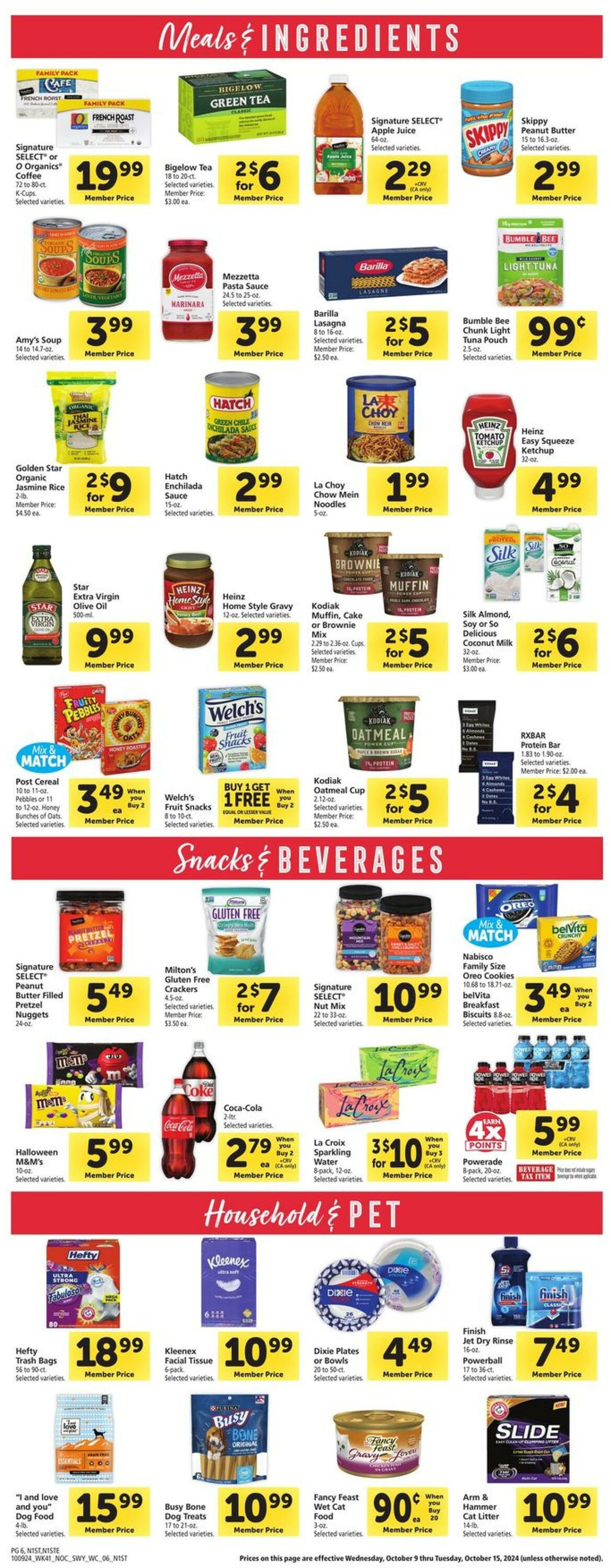 Weekly ad Safeway 10/09/2024 - 10/15/2024