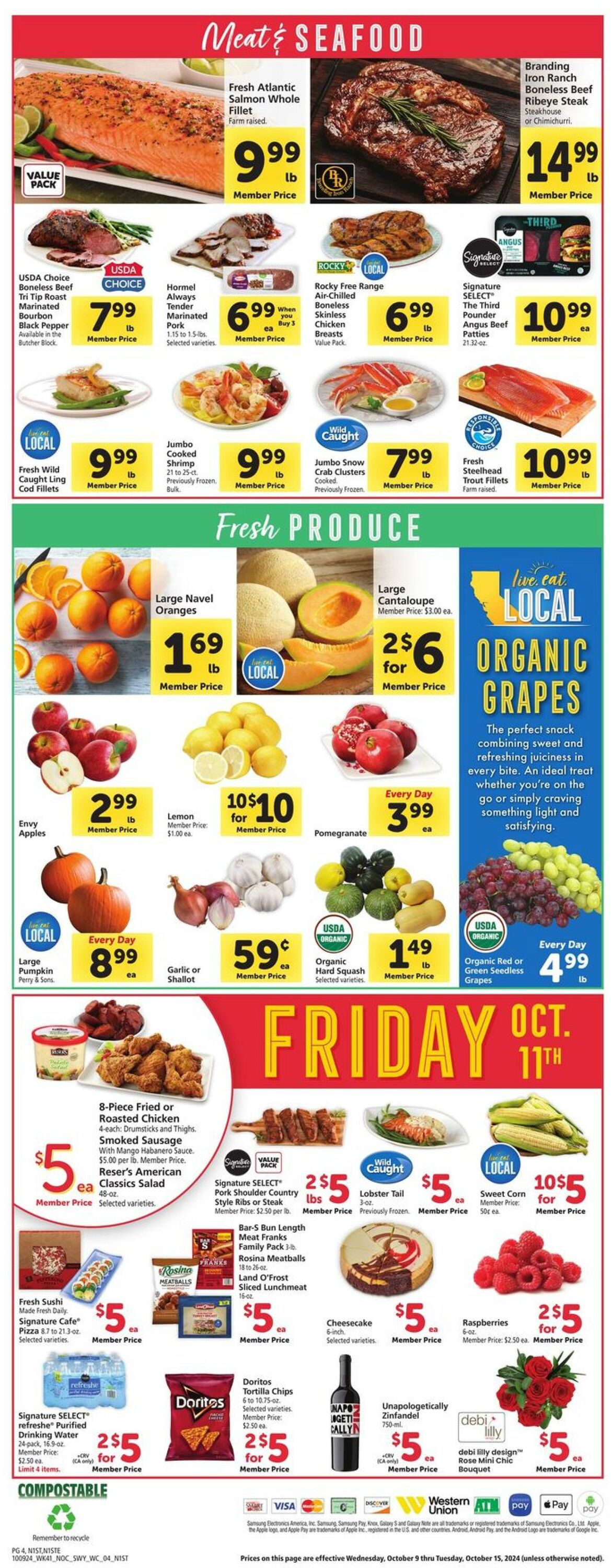 Weekly ad Safeway 10/09/2024 - 10/15/2024