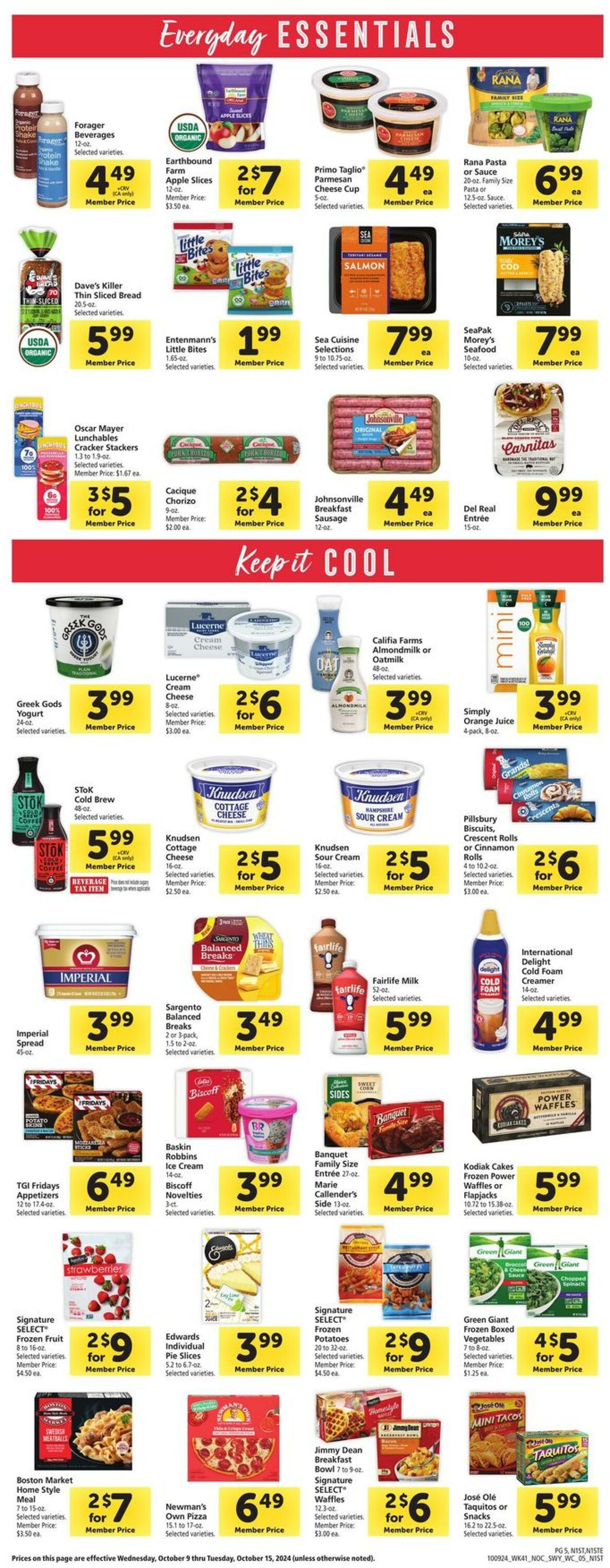 Weekly ad Safeway 10/09/2024 - 10/15/2024