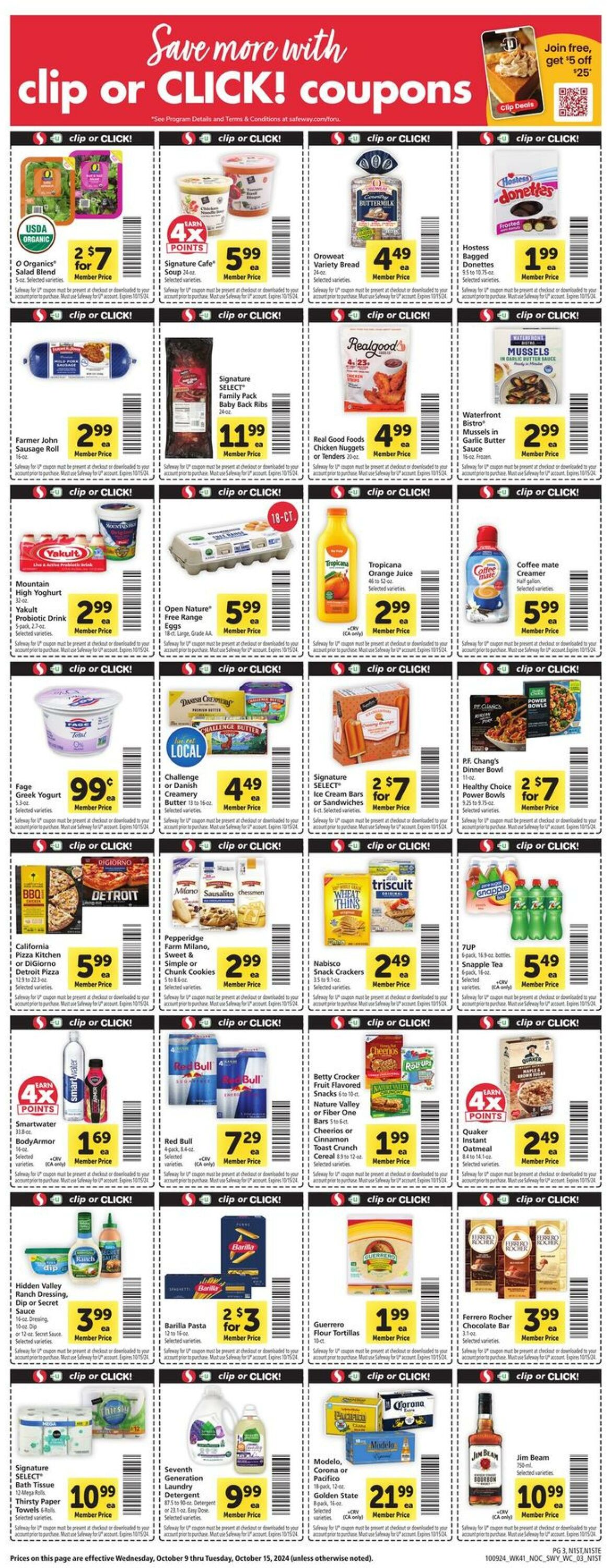 Weekly ad Safeway 10/09/2024 - 10/15/2024