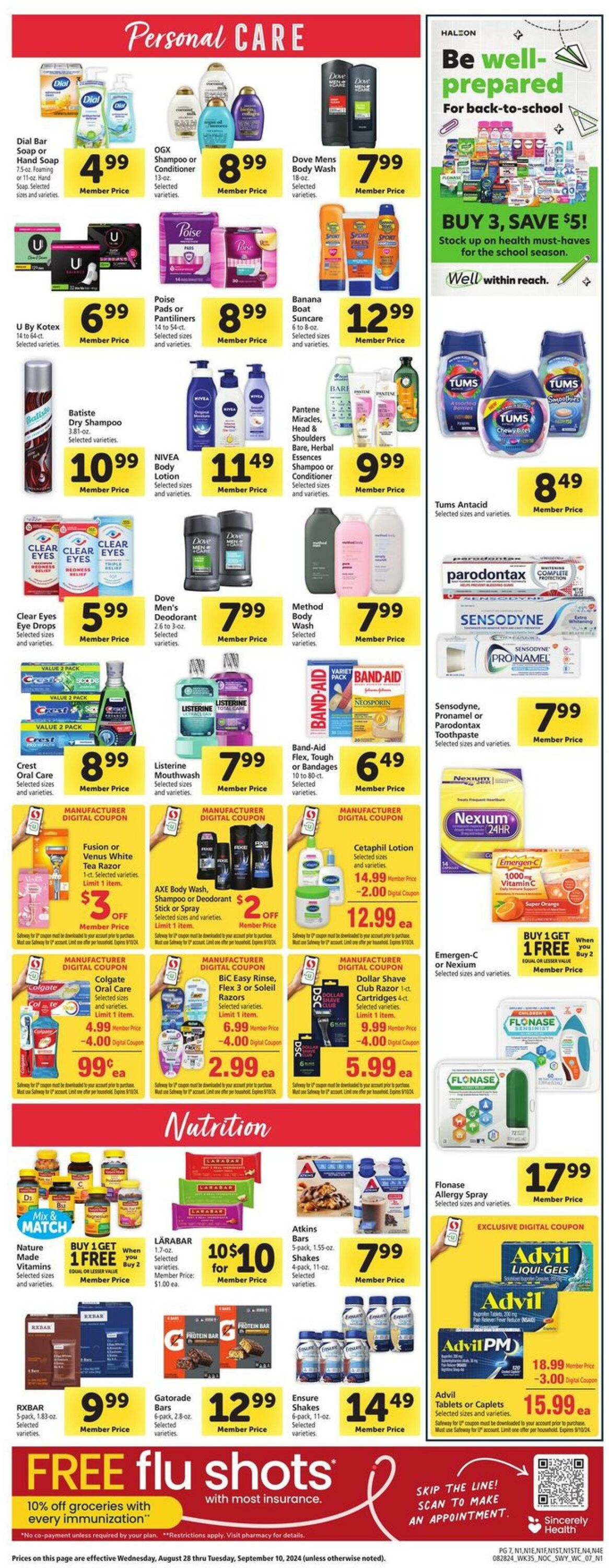 Weekly ad Safeway 08/28/2024 - 09/03/2024