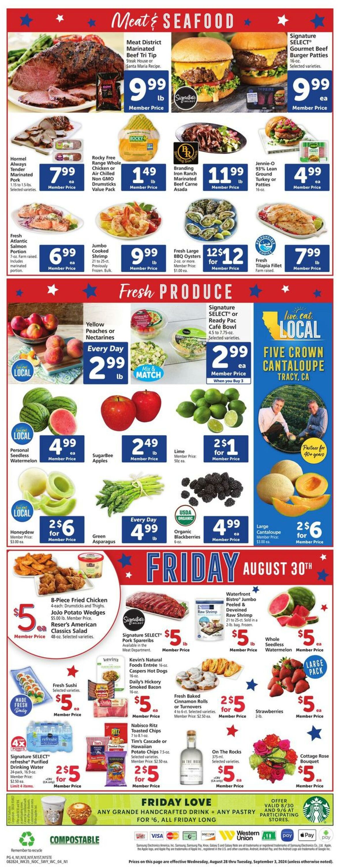 Weekly ad Safeway 08/28/2024 - 09/03/2024