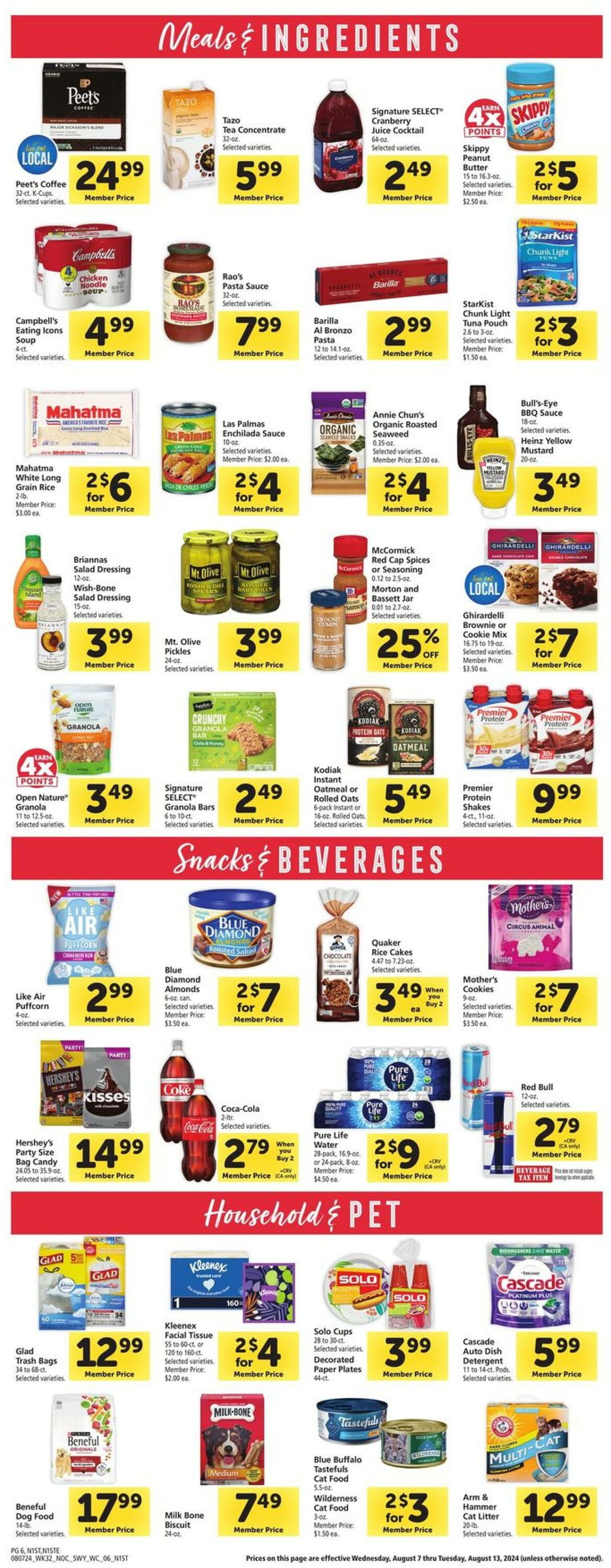 Weekly ad Safeway 08/07/2024 - 08/13/2024