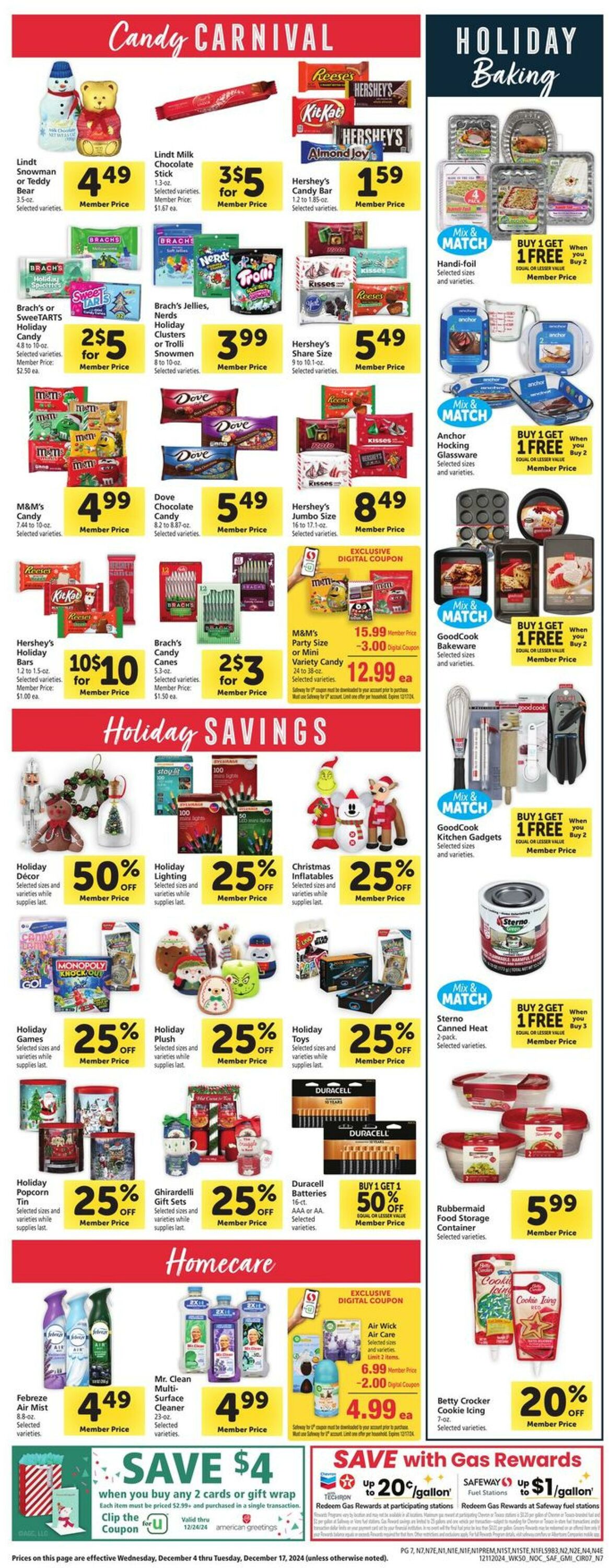 Weekly ad Safeway 12/11/2024 - 12/17/2024