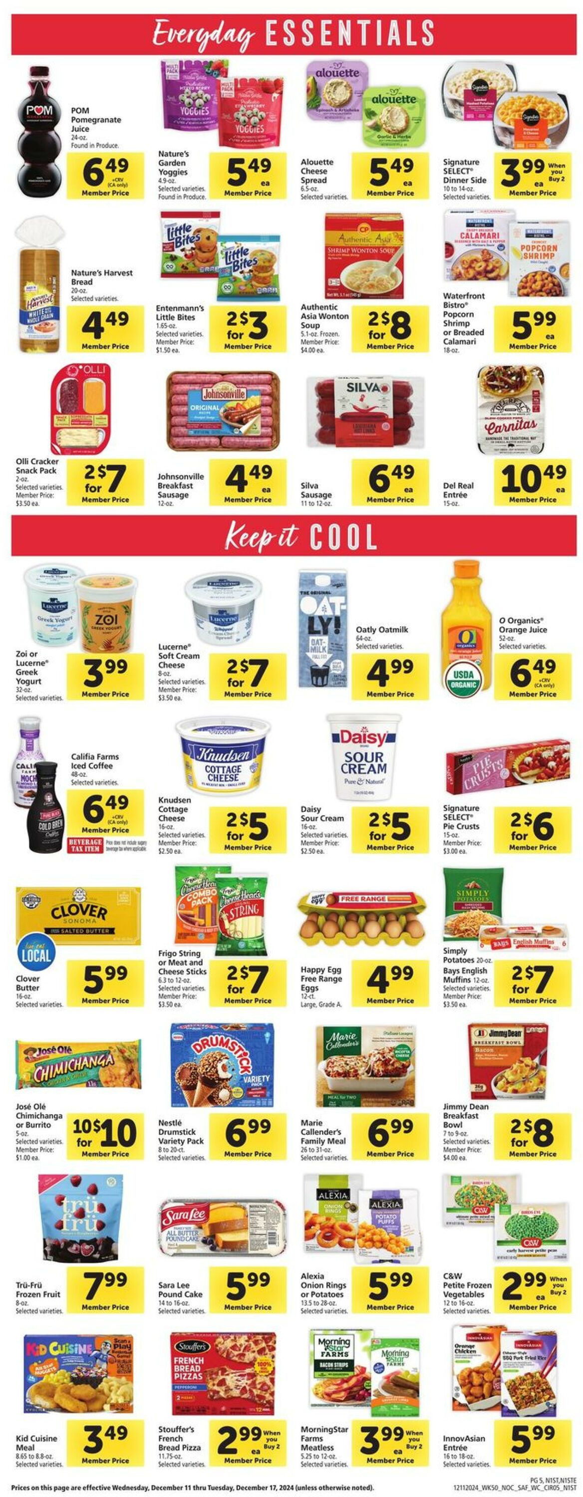 Weekly ad Safeway 12/11/2024 - 12/17/2024