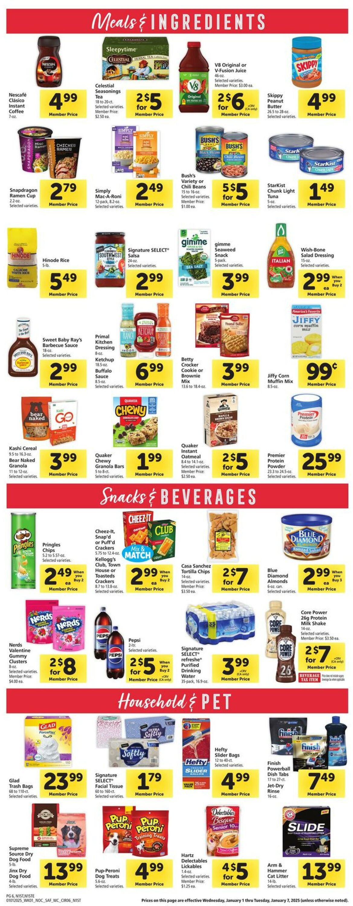 Weekly ad Safeway 01/01/2025 - 01/07/2025