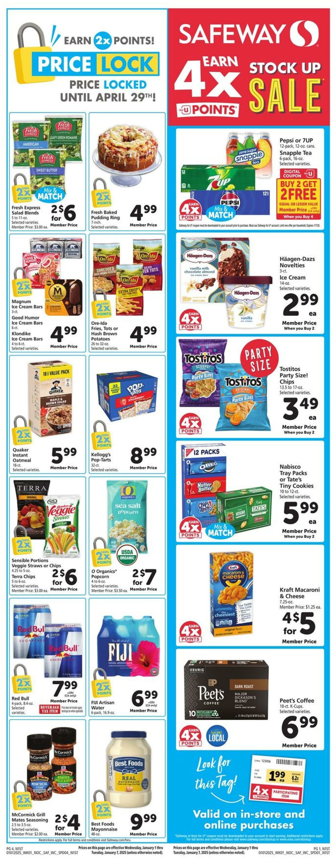 Weekly ad Safeway 01/01/2025 - 01/07/2025