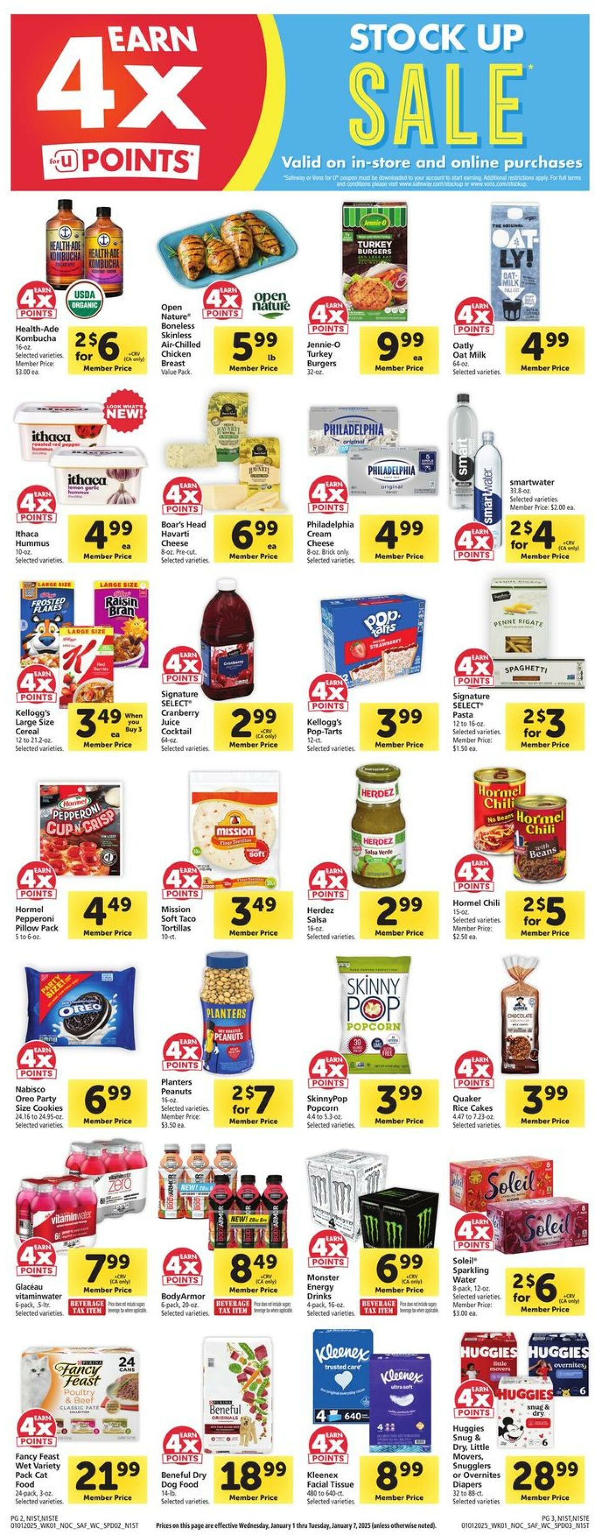 Weekly ad Safeway 01/01/2025 - 01/07/2025