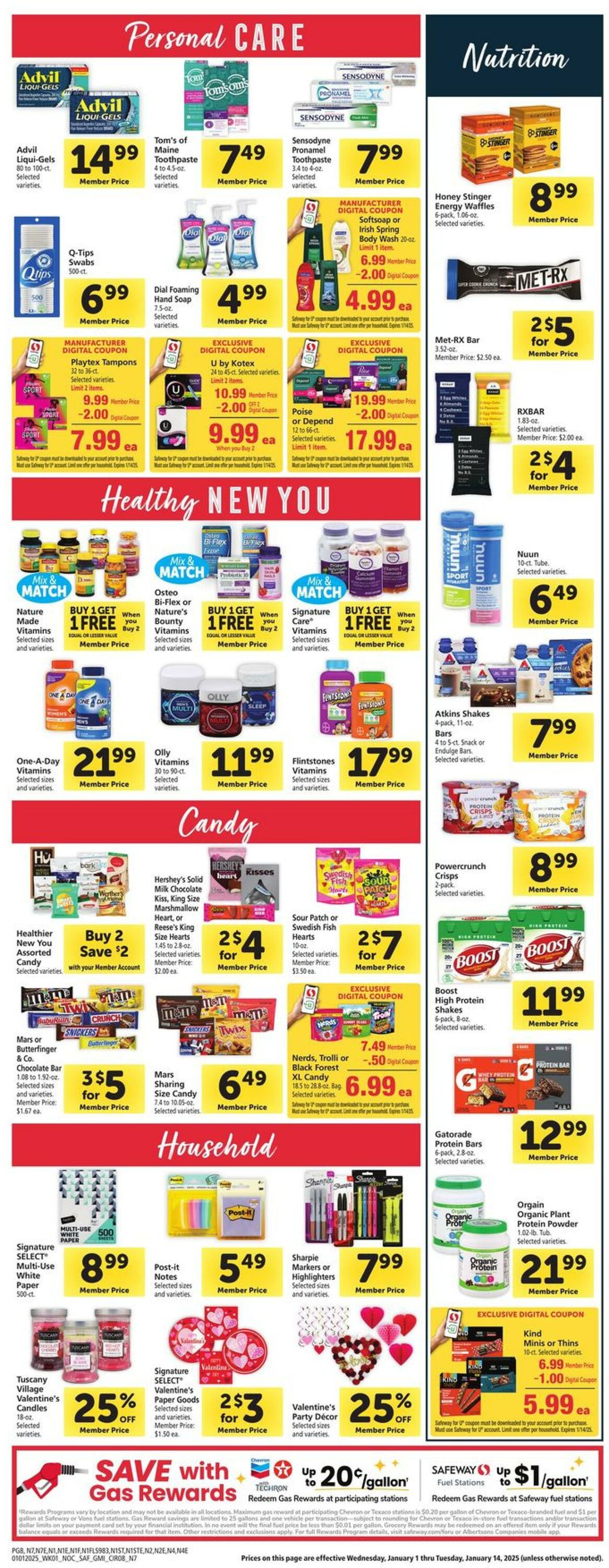 Weekly ad Safeway 01/01/2025 - 01/07/2025