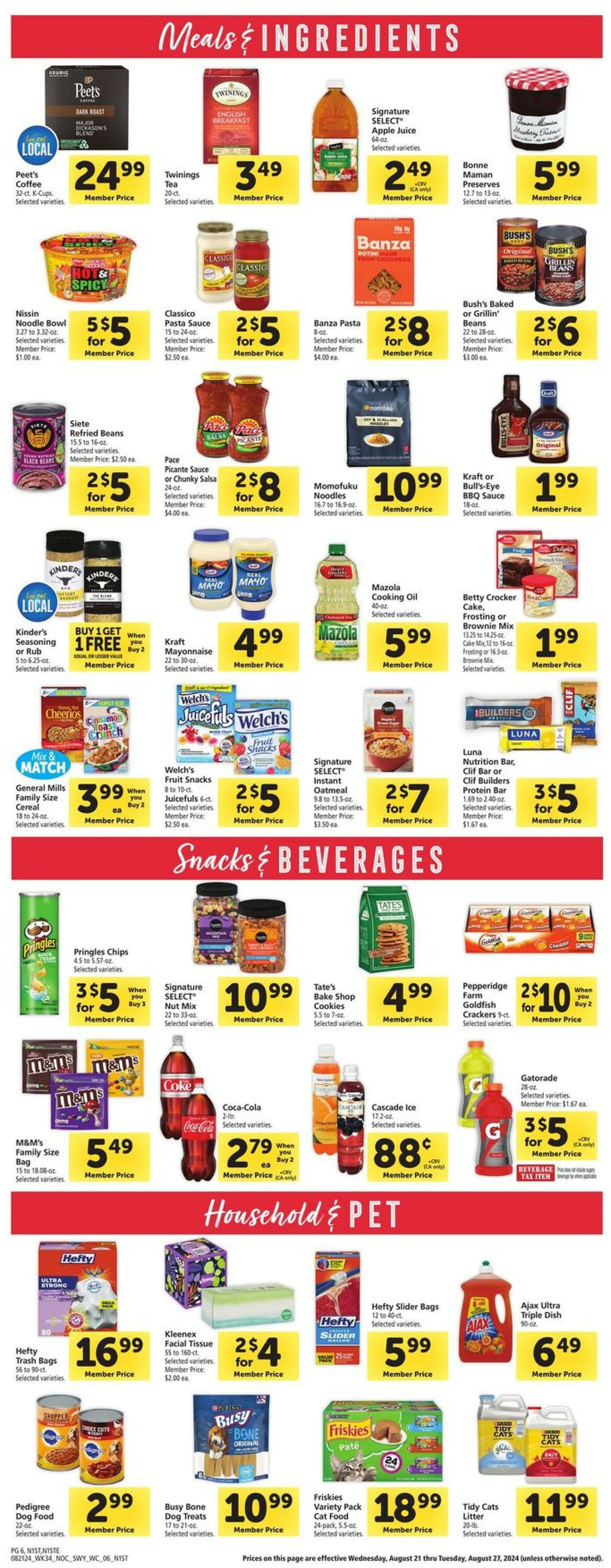 Weekly ad Safeway 08/21/2024 - 08/27/2024