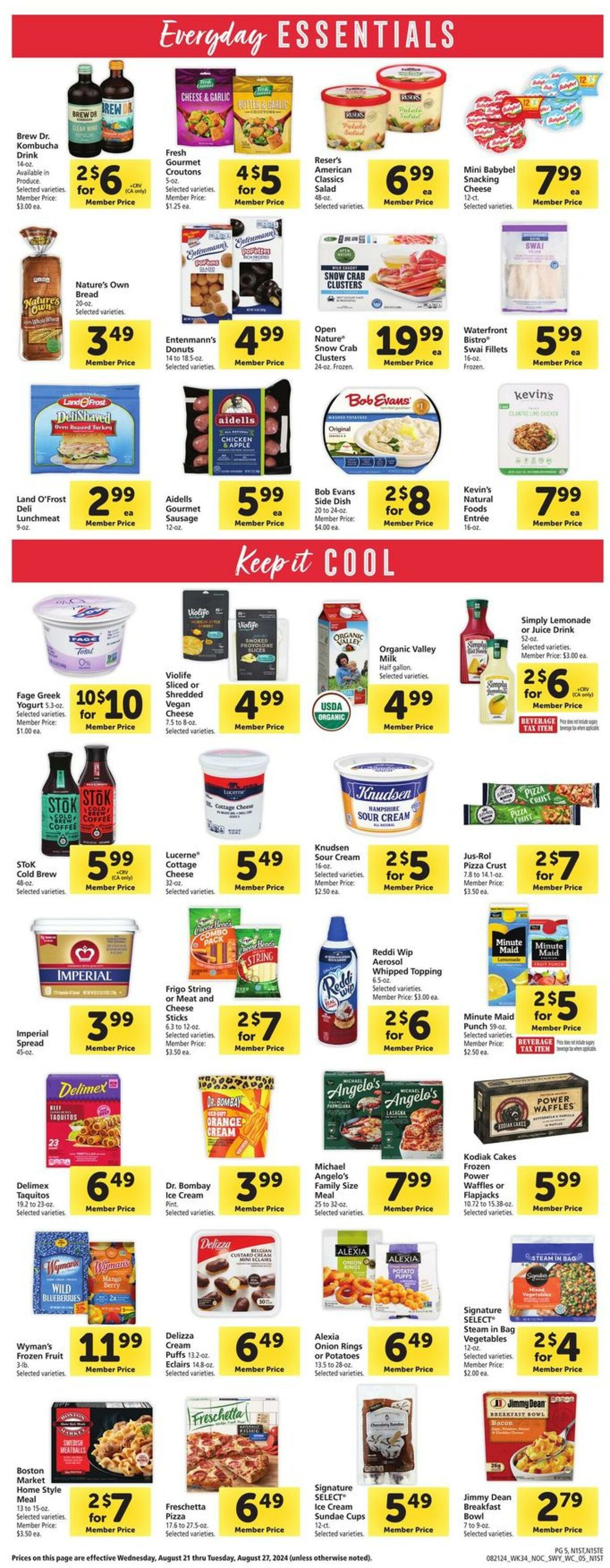 Weekly ad Safeway 08/21/2024 - 08/27/2024