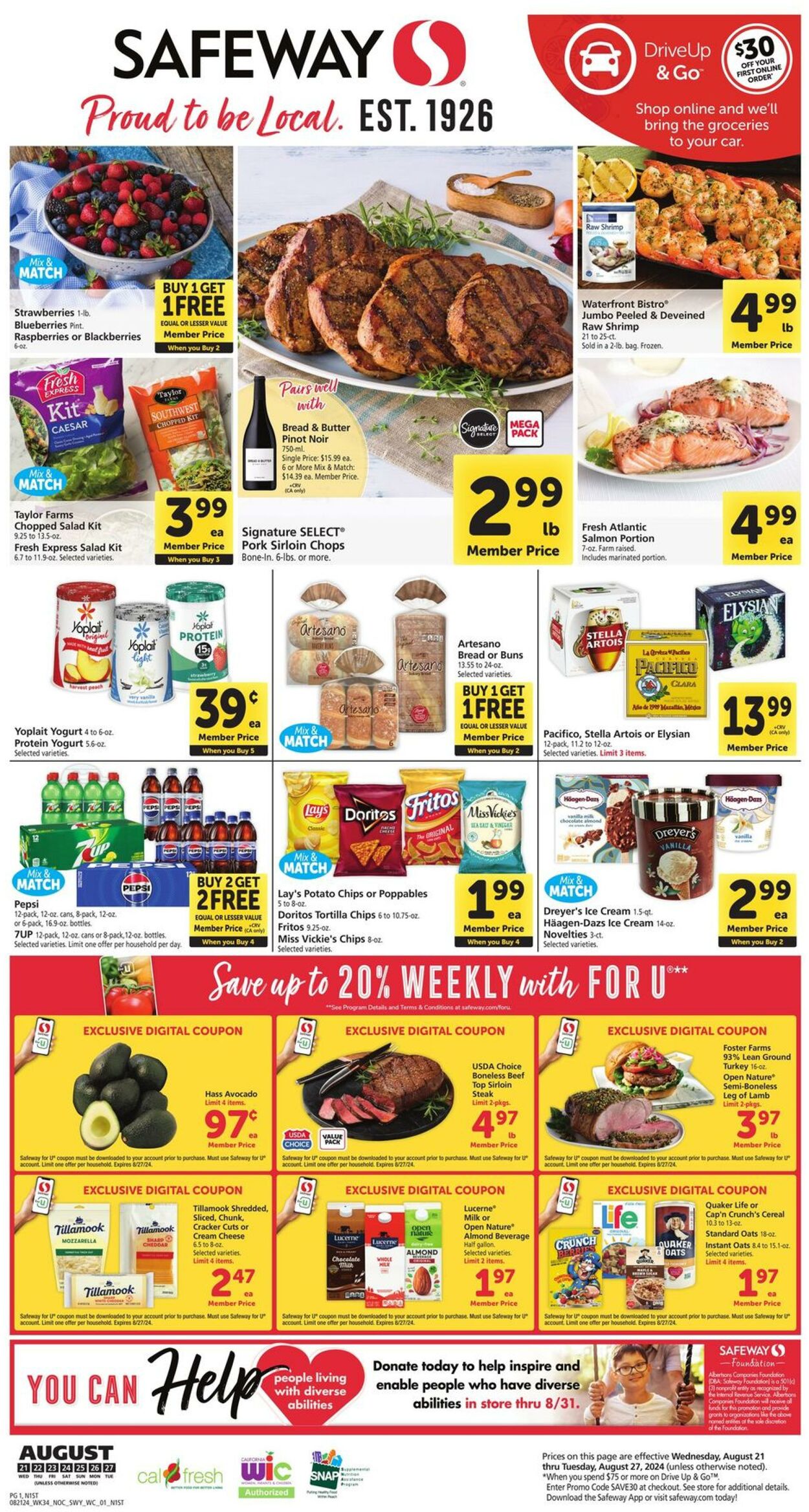 Weekly ad Safeway 08/21/2024 - 08/27/2024