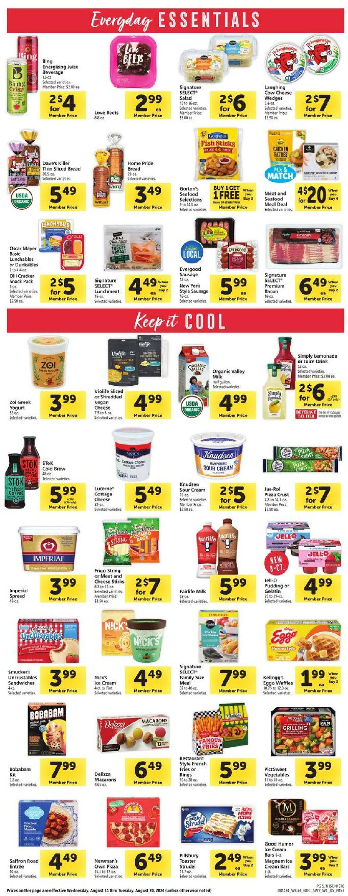 Weekly ad Safeway 08/14/2024 - 08/20/2024