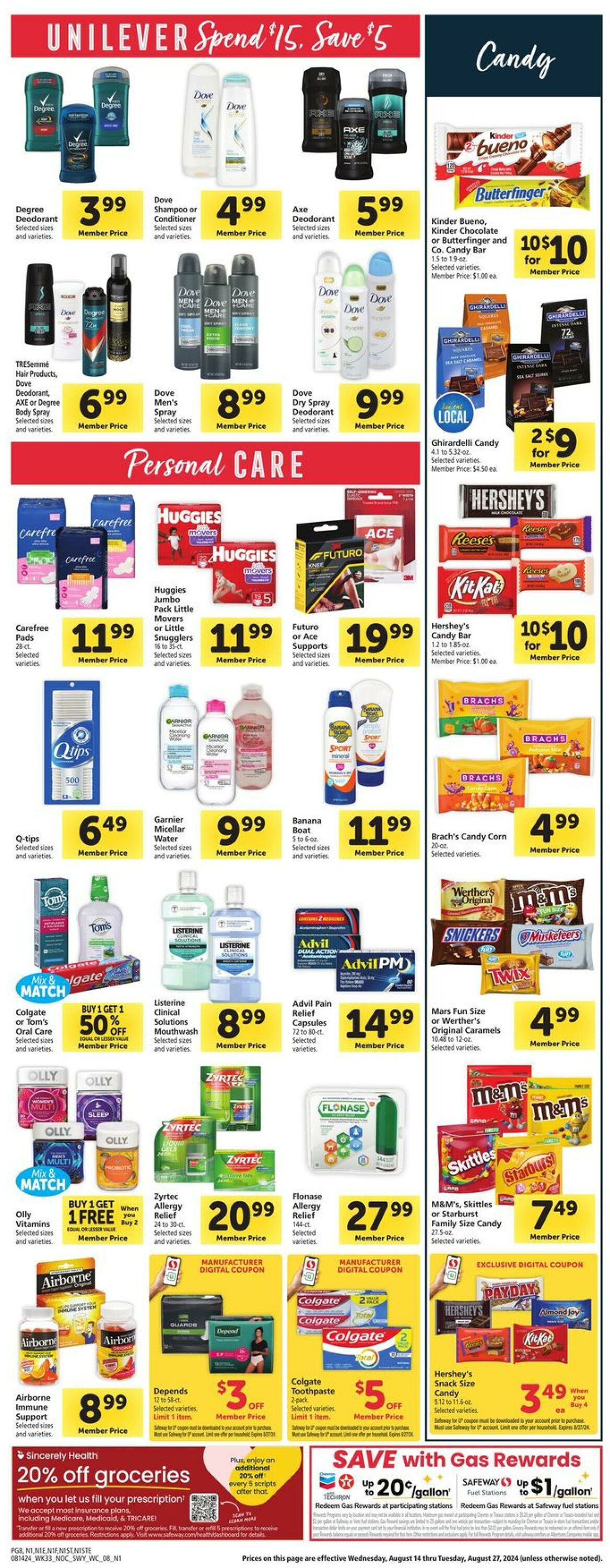 Weekly ad Safeway 08/14/2024 - 08/20/2024