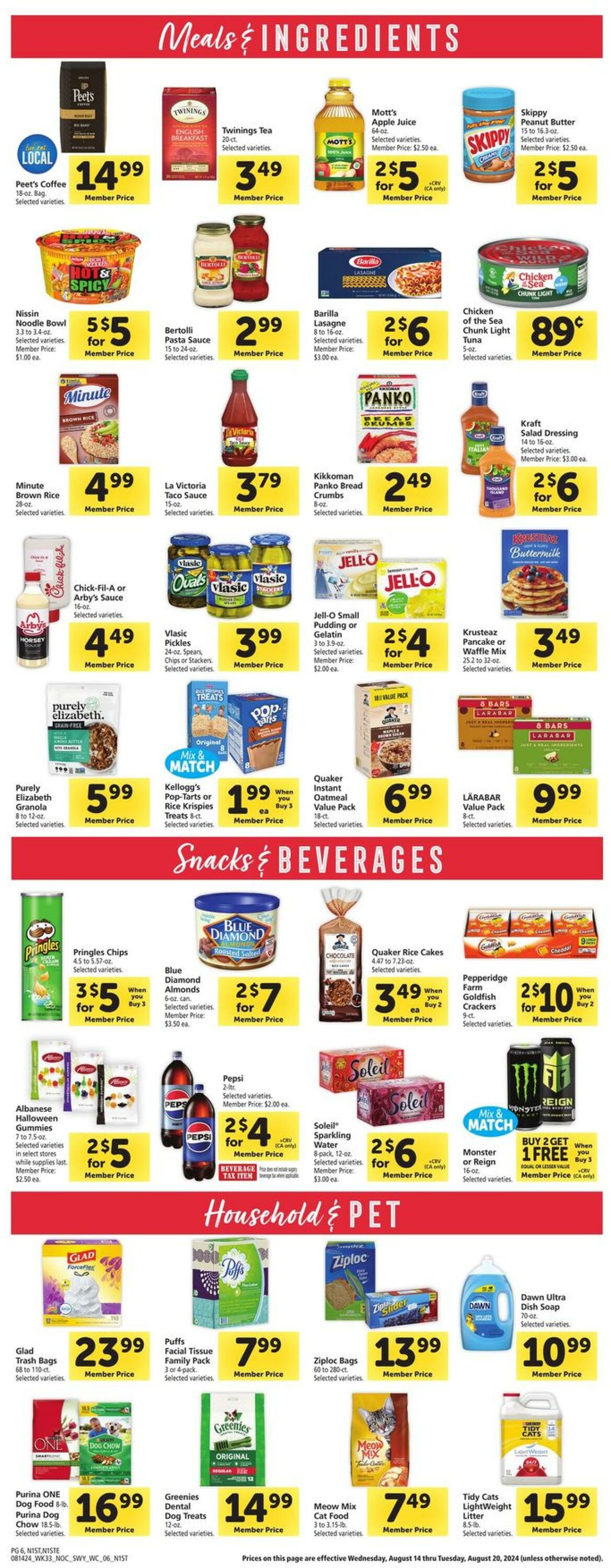 Weekly ad Safeway 08/14/2024 - 08/20/2024