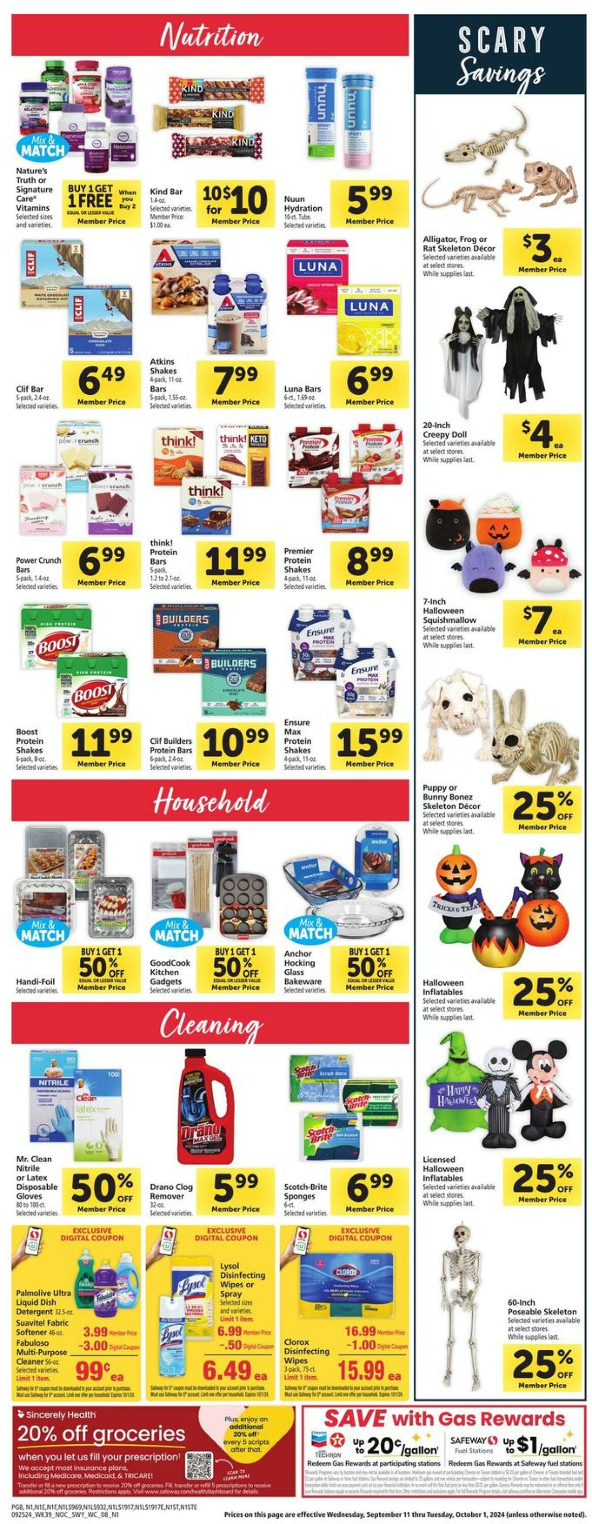 Weekly ad Safeway 09/25/2024 - 10/01/2024