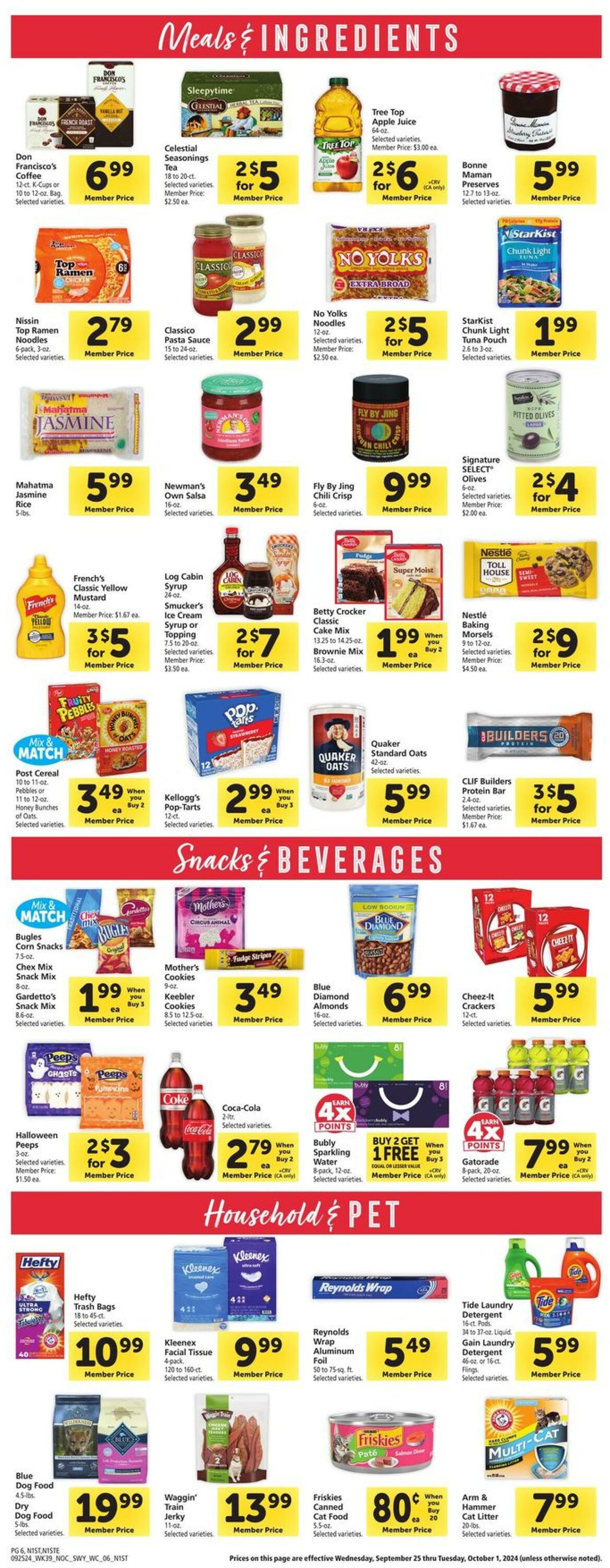 Weekly ad Safeway 09/25/2024 - 10/01/2024