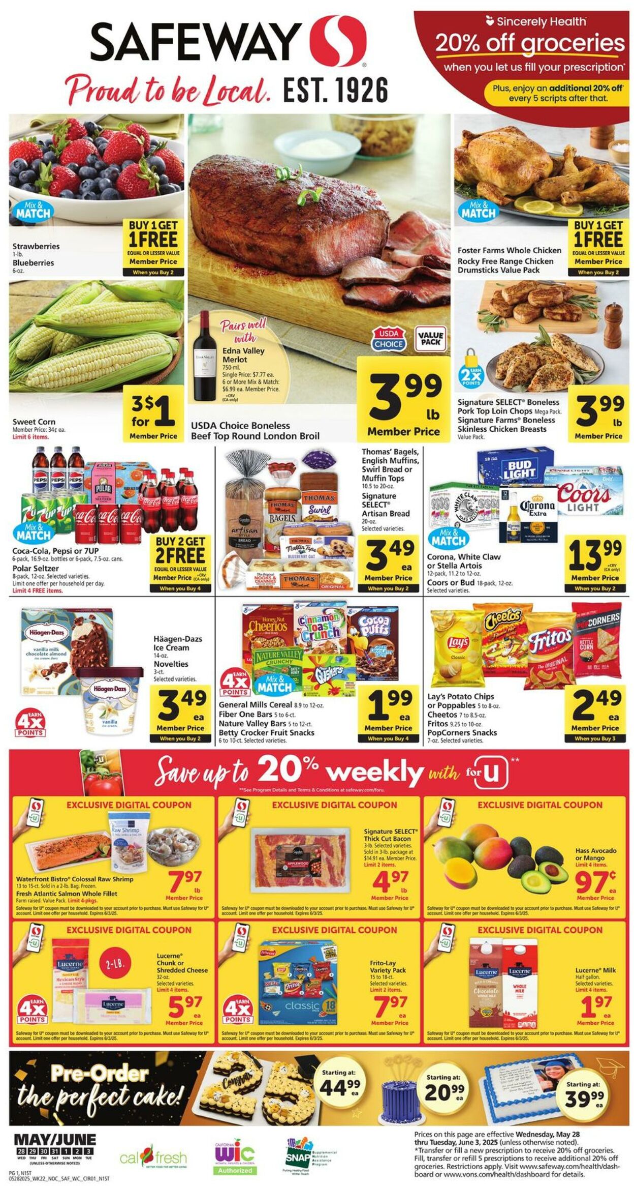 Weekly ad Safeway 05/28/2025 - 06/03/2025
