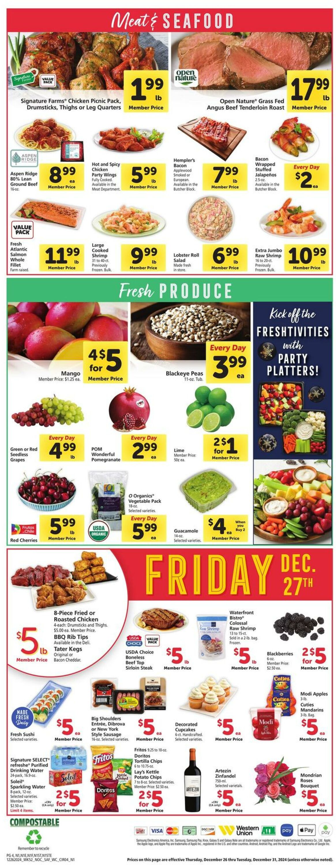 Weekly ad Safeway 12/26/2024 - 12/31/2024