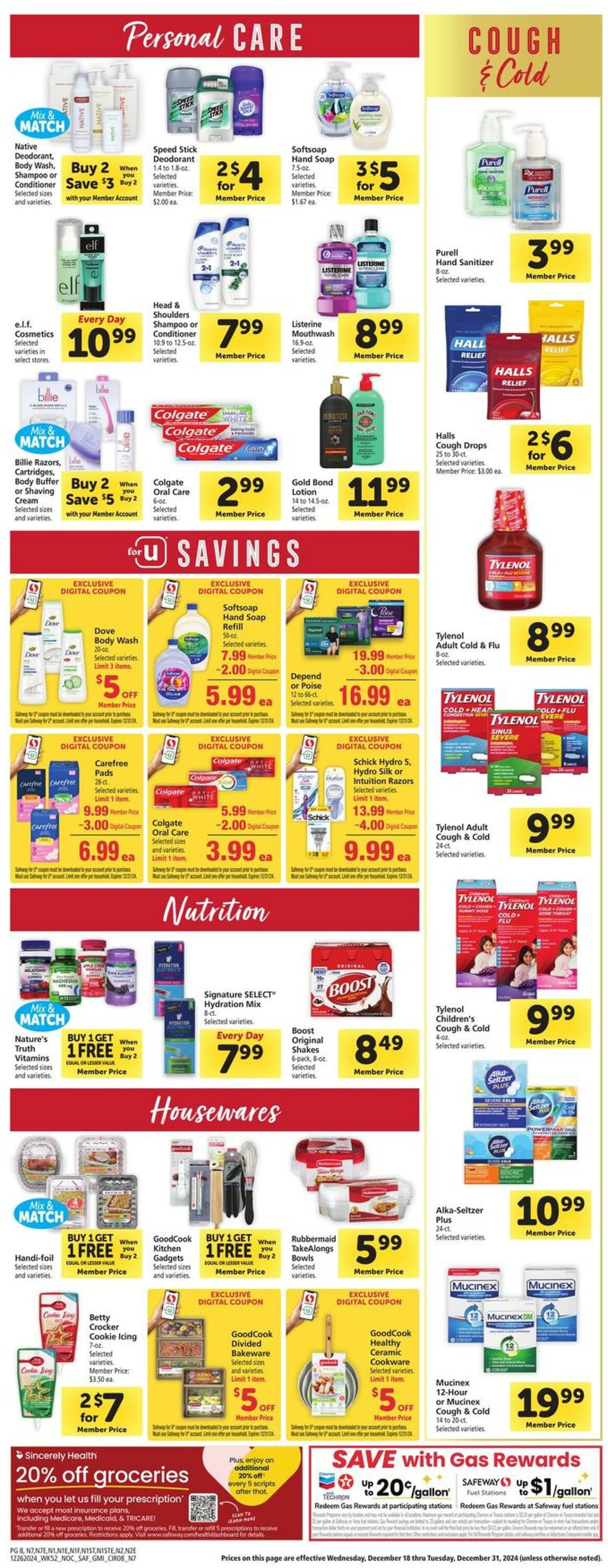 Weekly ad Safeway 12/26/2024 - 12/31/2024