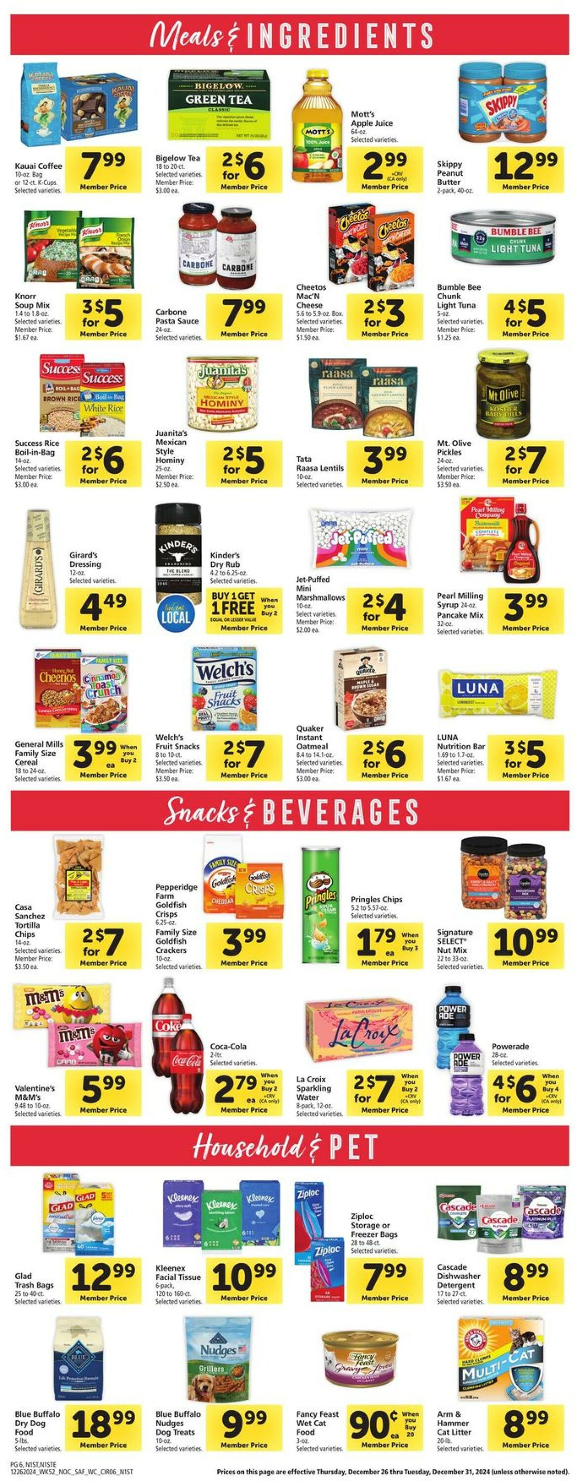 Weekly ad Safeway 12/26/2024 - 12/31/2024