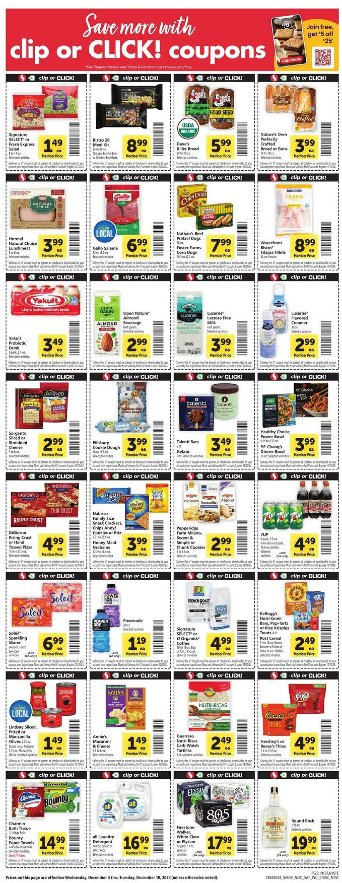 Weekly ad Safeway 12/04/2024 - 12/10/2024