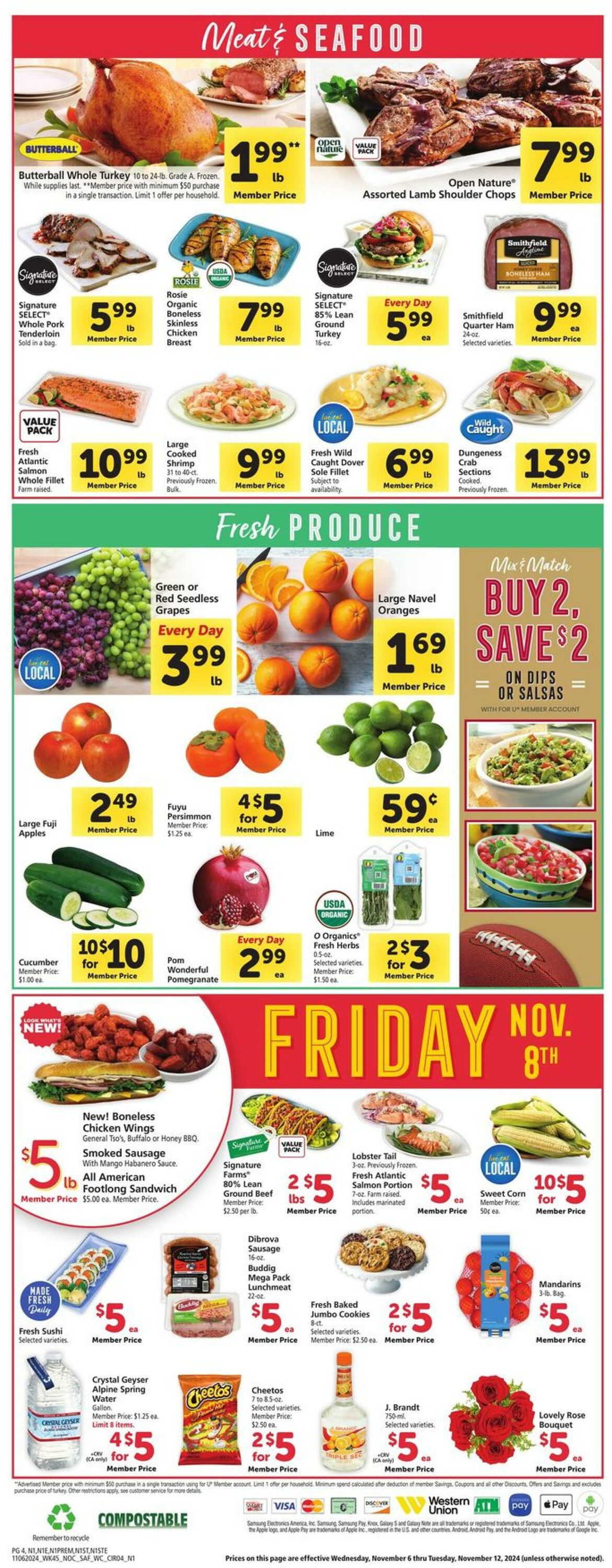 Weekly ad Safeway 11/06/2024 - 11/12/2024