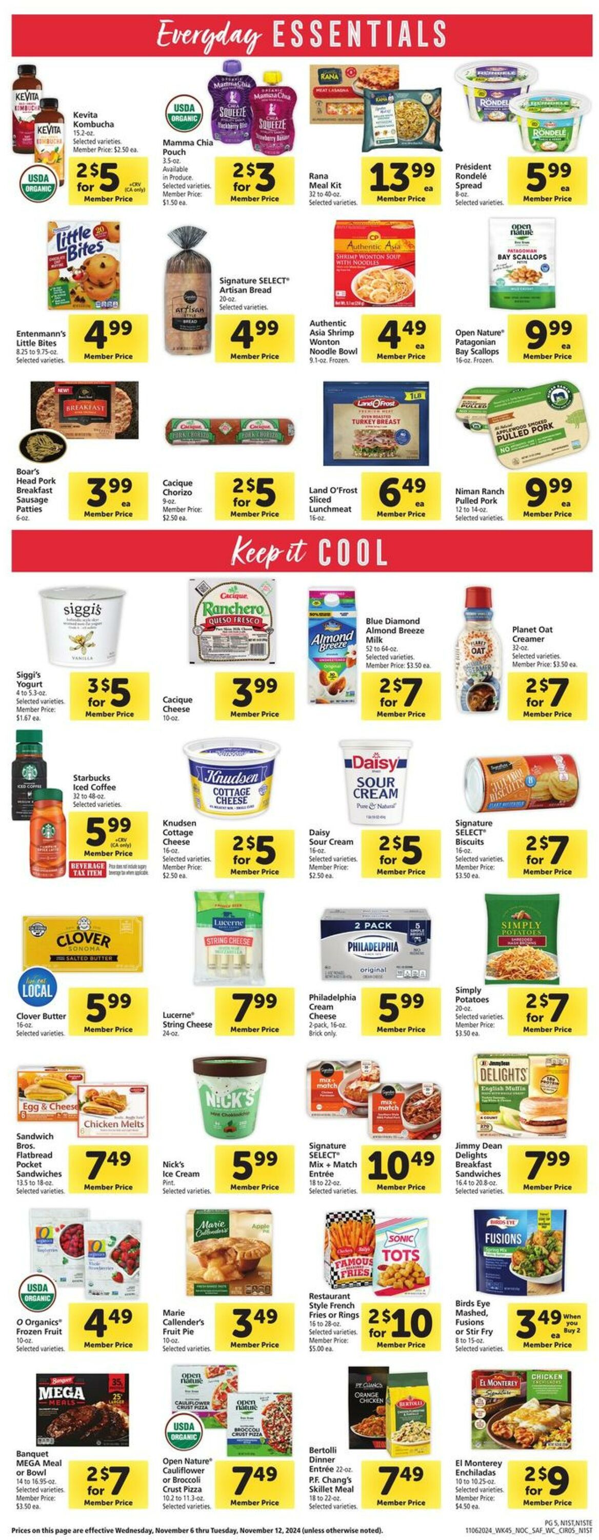 Weekly ad Safeway 11/06/2024 - 11/12/2024