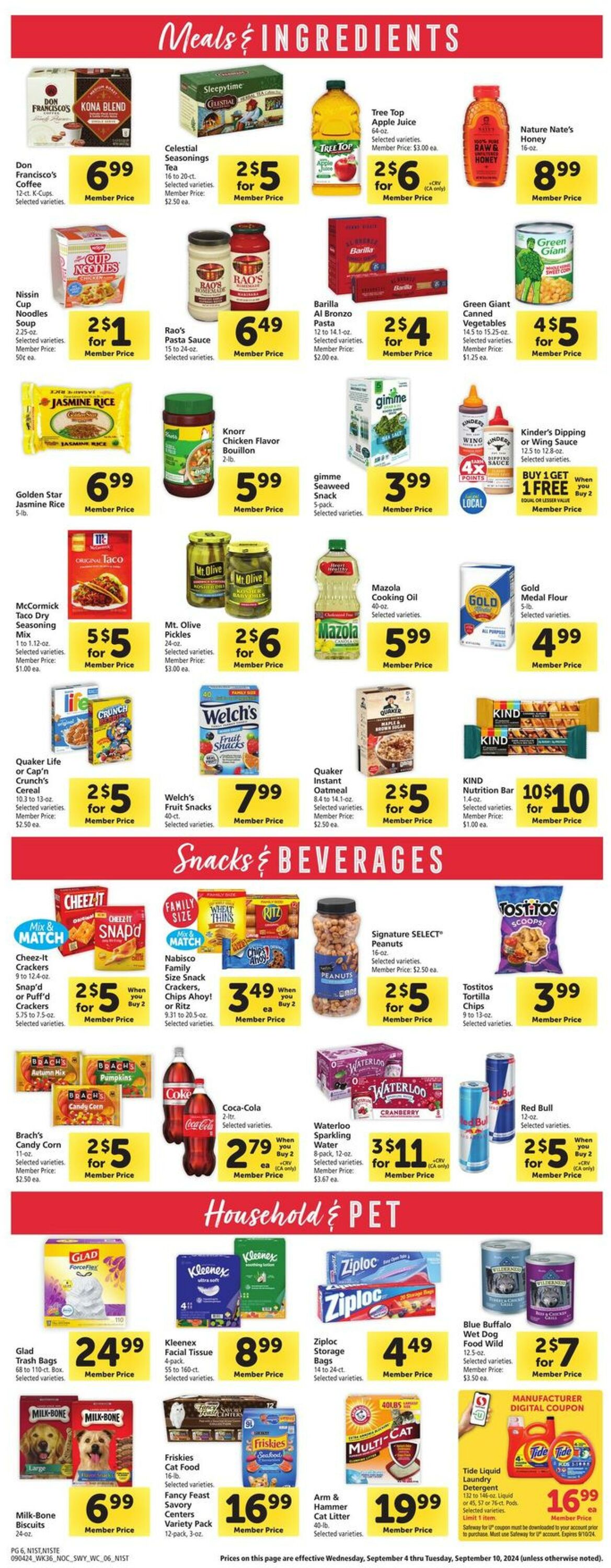 Weekly ad Safeway 09/04/2024 - 09/10/2024