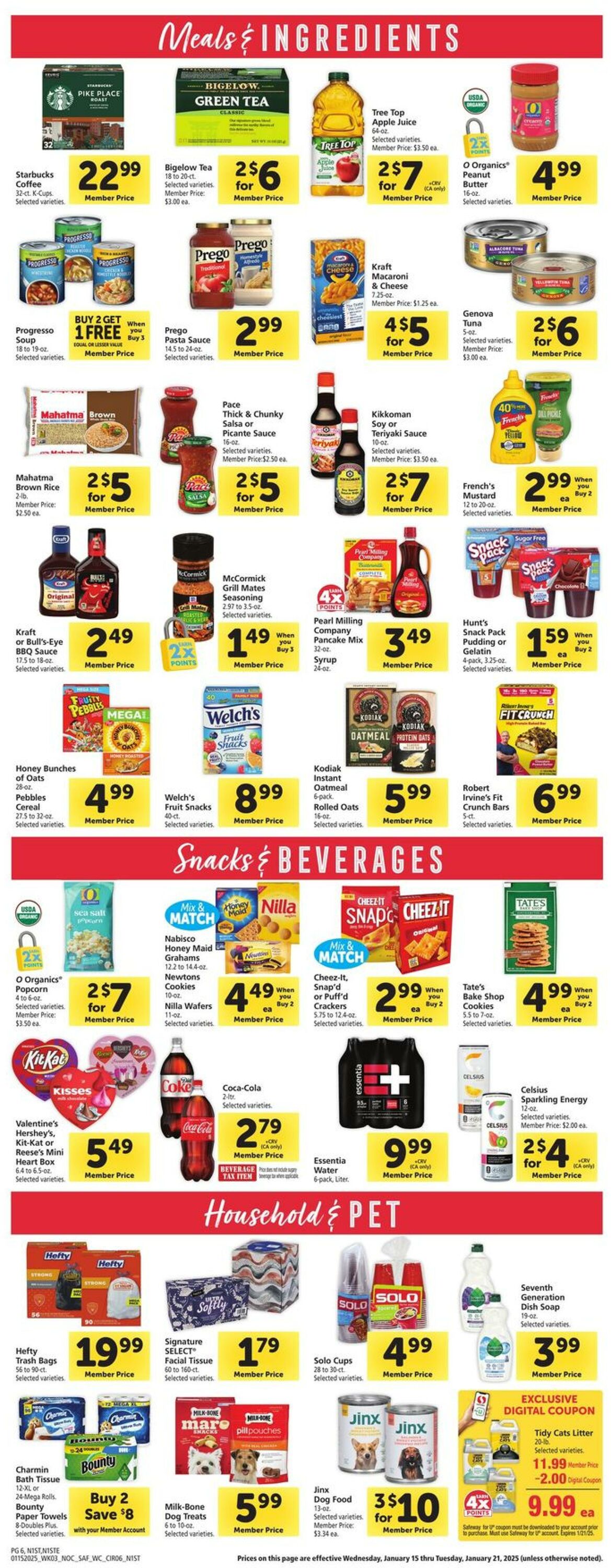 Weekly ad Safeway 01/15/2025 - 01/21/2025