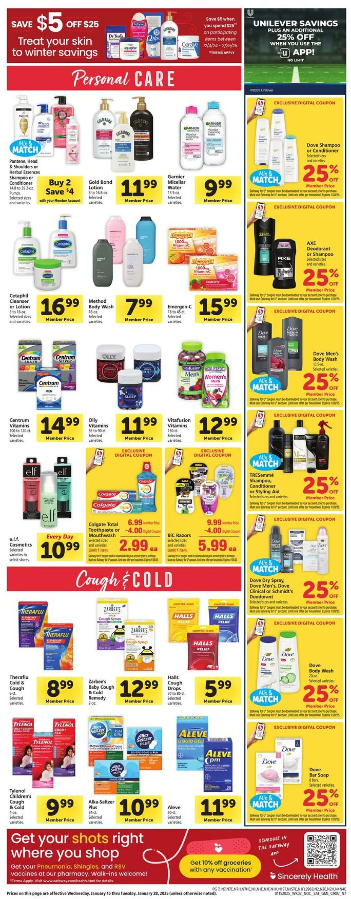 Weekly ad Safeway 01/15/2025 - 01/21/2025