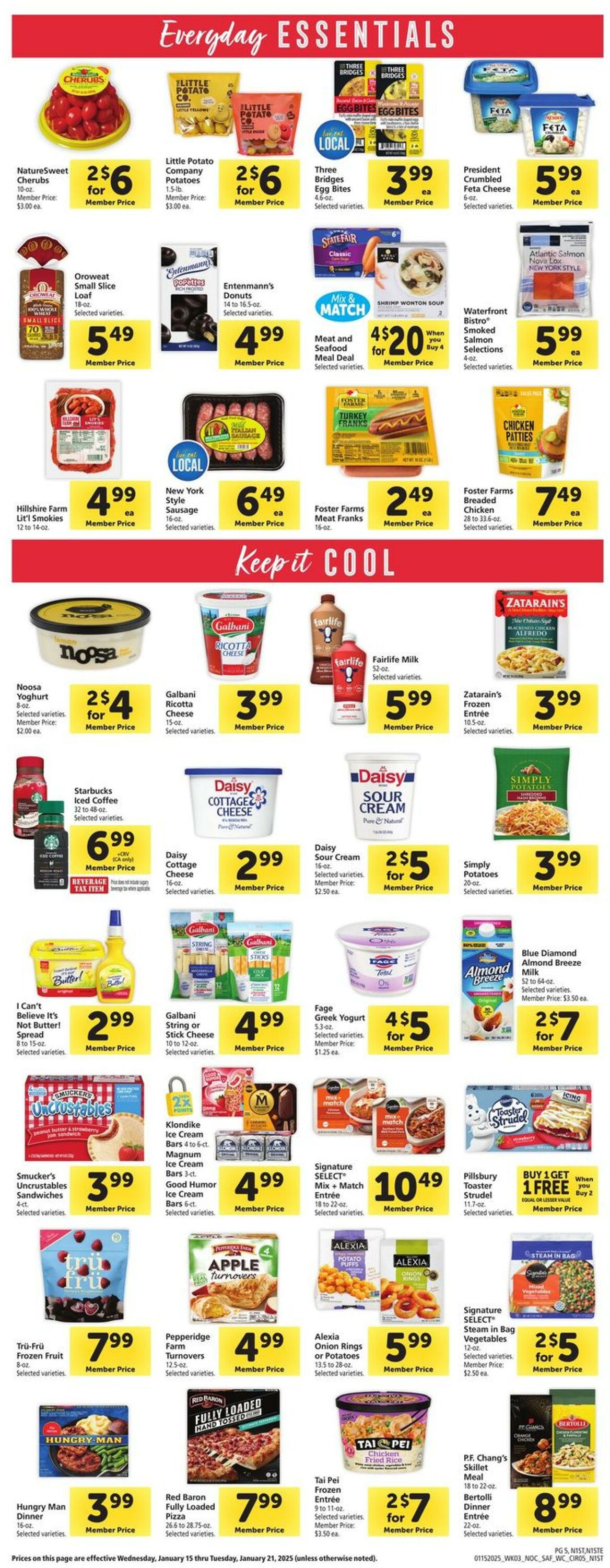 Weekly ad Safeway 01/15/2025 - 01/21/2025