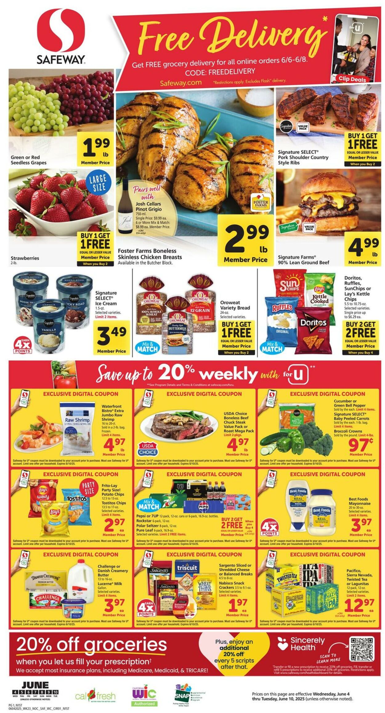 Weekly ad Safeway 06/04/2025 - 06/10/2025