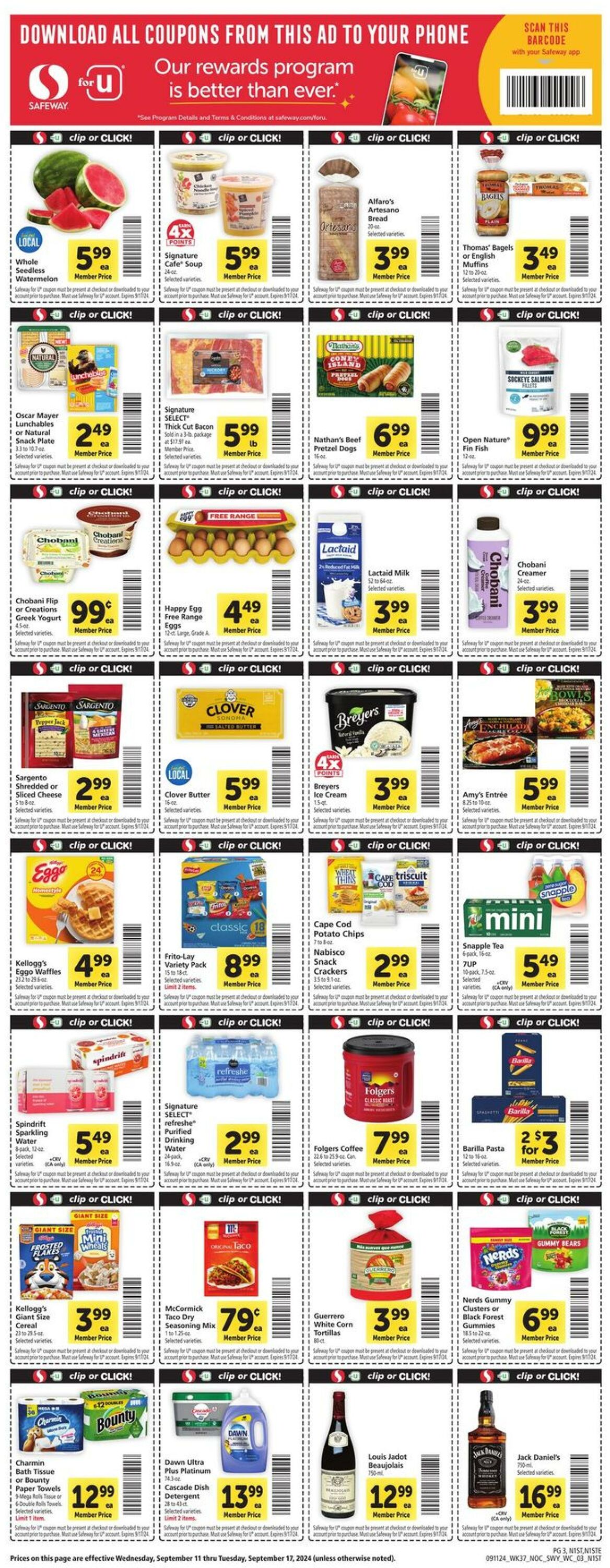 Weekly ad Safeway 09/11/2024 - 09/17/2024