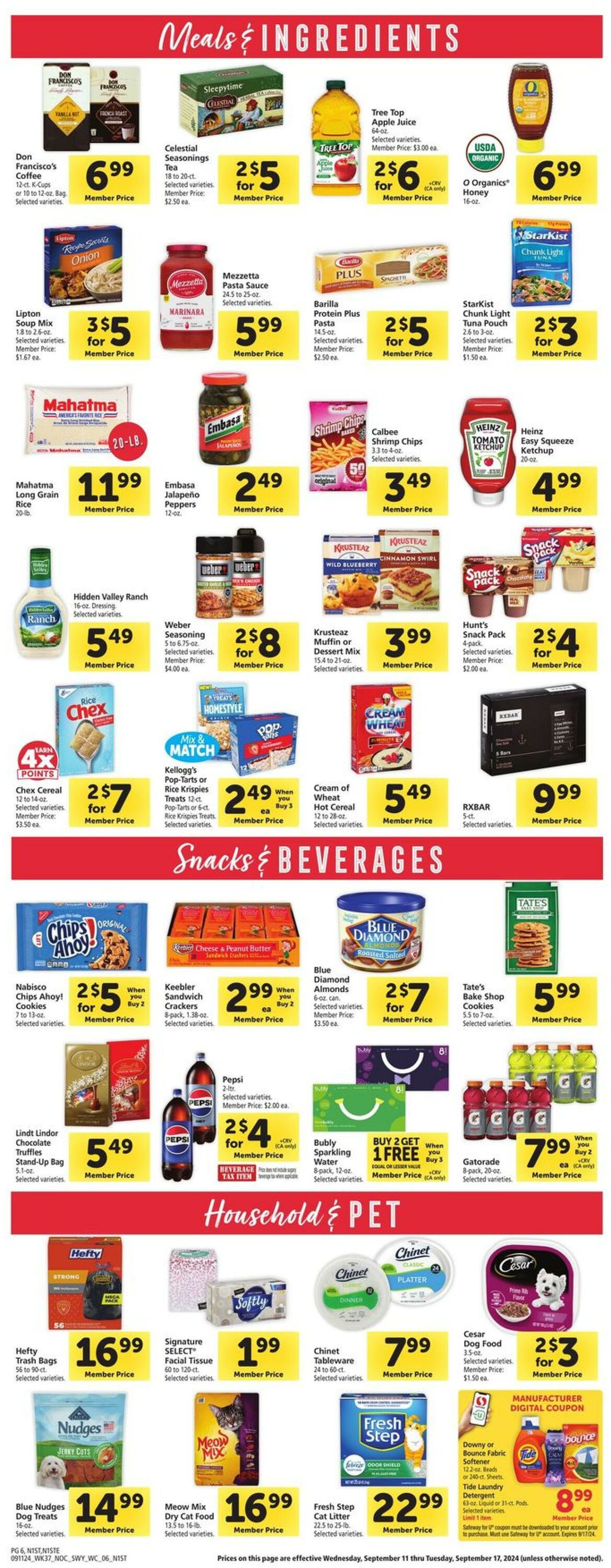 Weekly ad Safeway 09/11/2024 - 09/17/2024