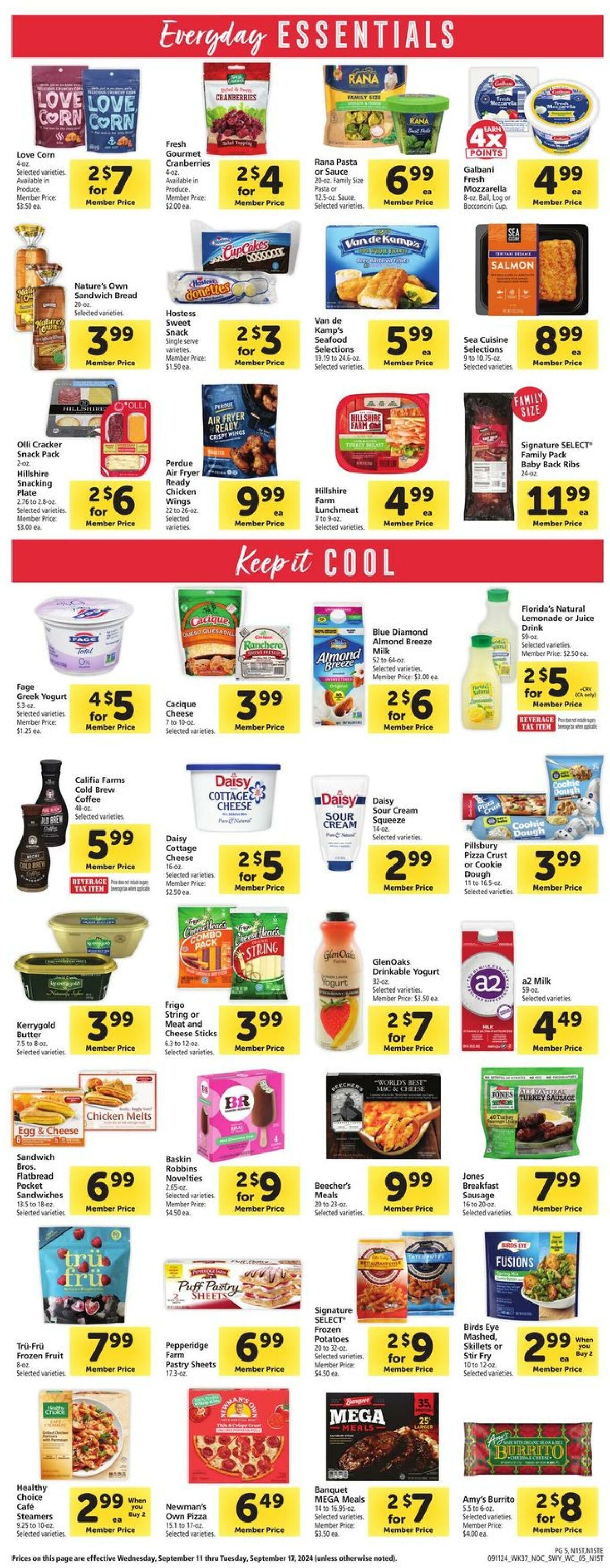 Weekly ad Safeway 09/11/2024 - 09/17/2024