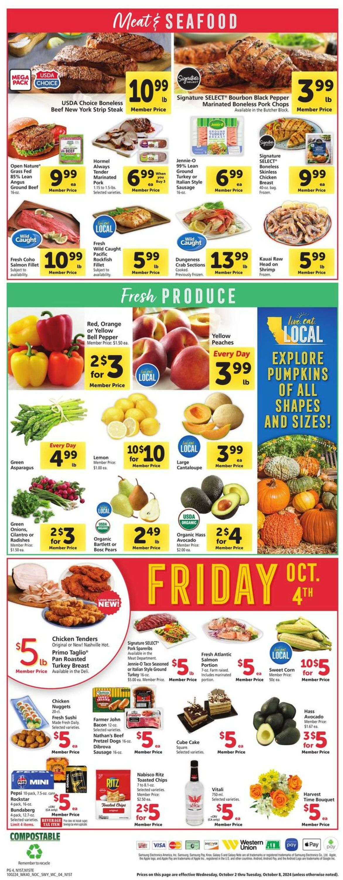 Weekly ad Safeway 10/02/2024 - 10/08/2024