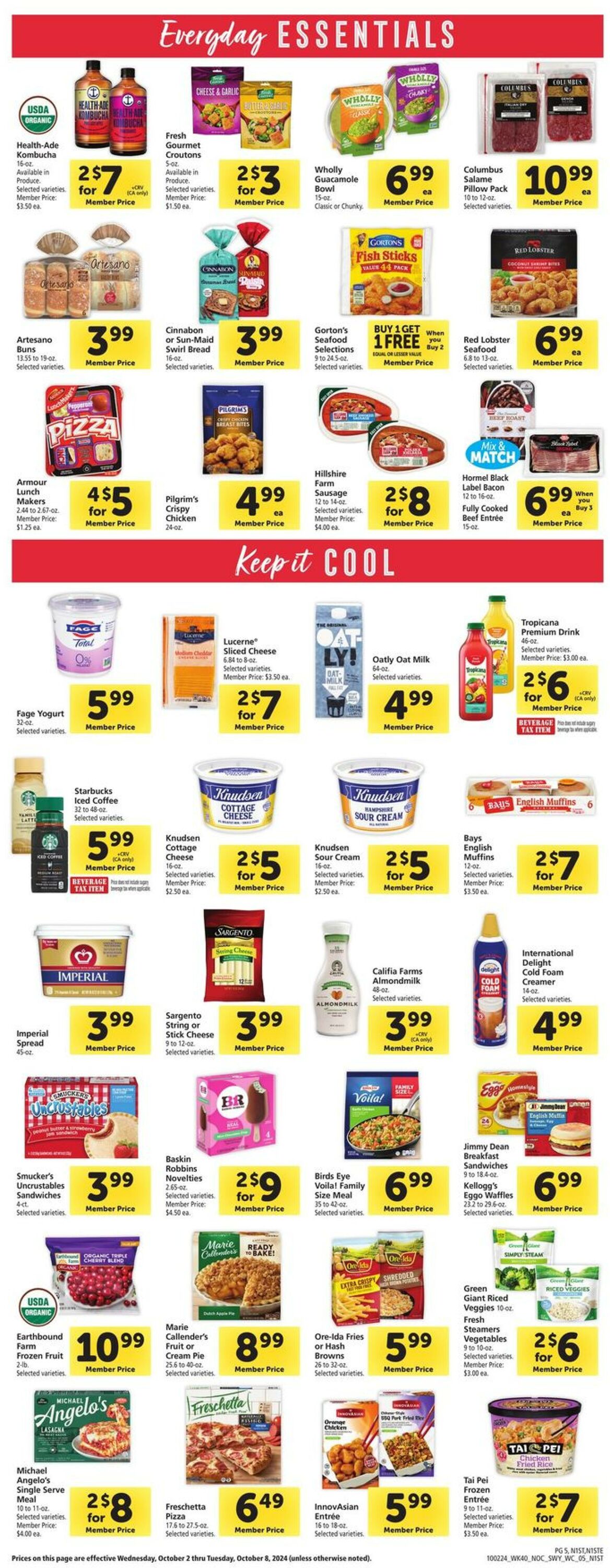 Weekly ad Safeway 10/02/2024 - 10/08/2024