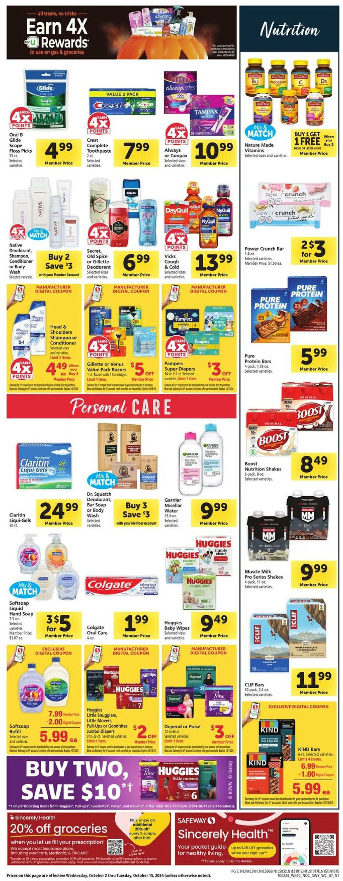 Weekly ad Safeway 10/02/2024 - 10/08/2024