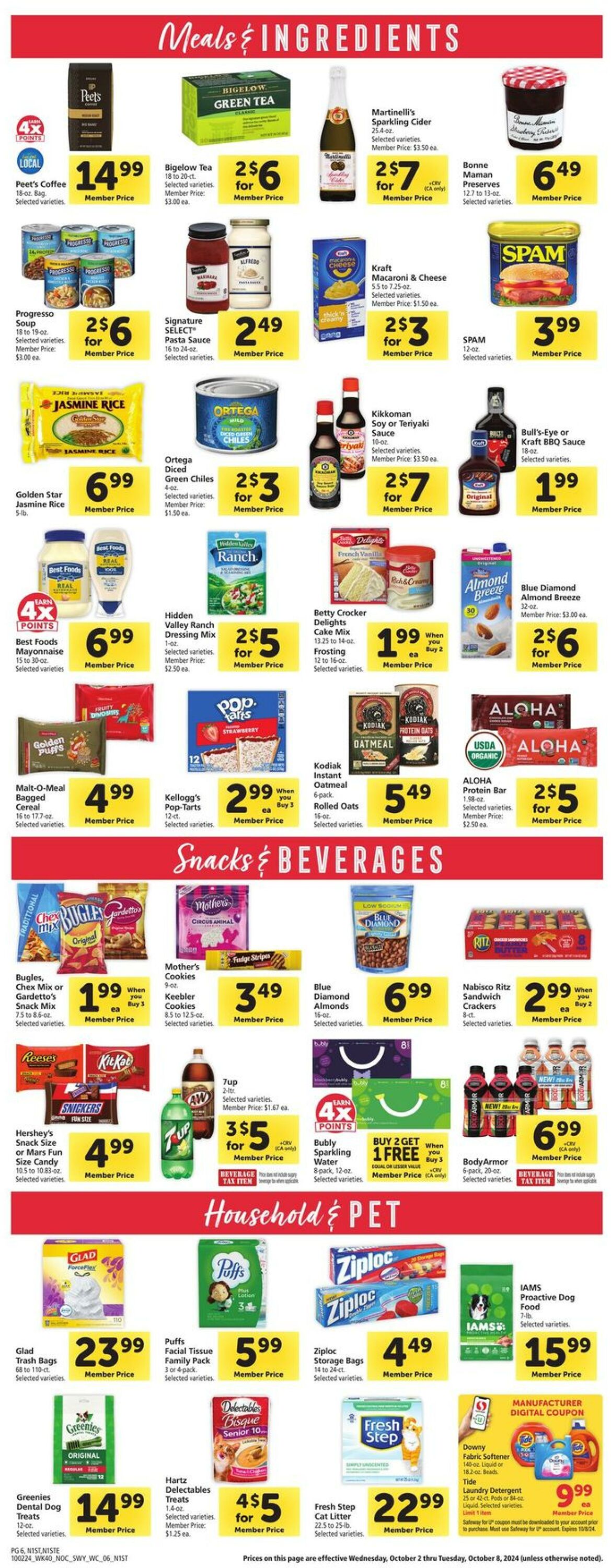 Weekly ad Safeway 10/02/2024 - 10/08/2024