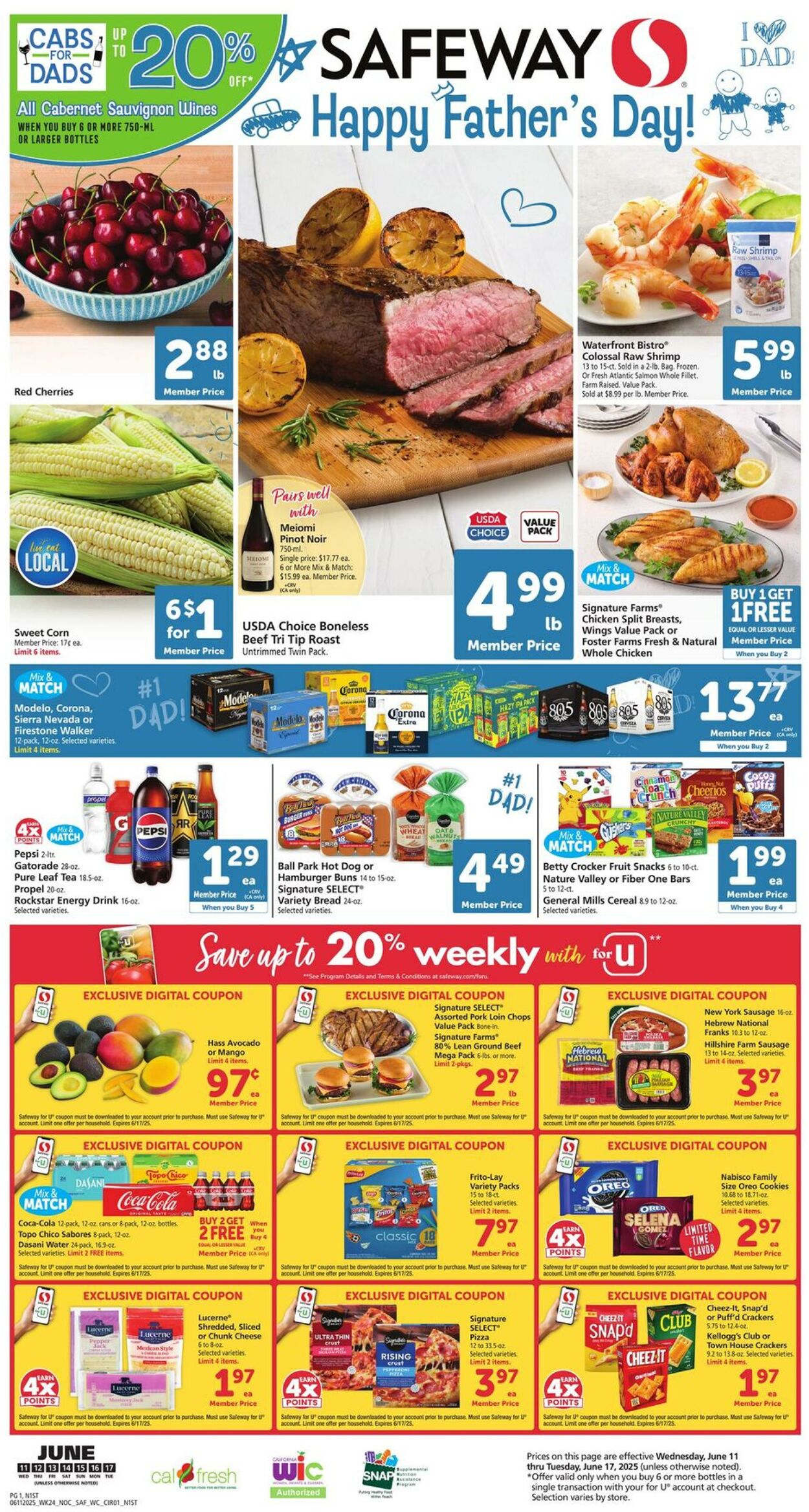 Weekly ad Safeway 06/11/2025 - 06/17/2025