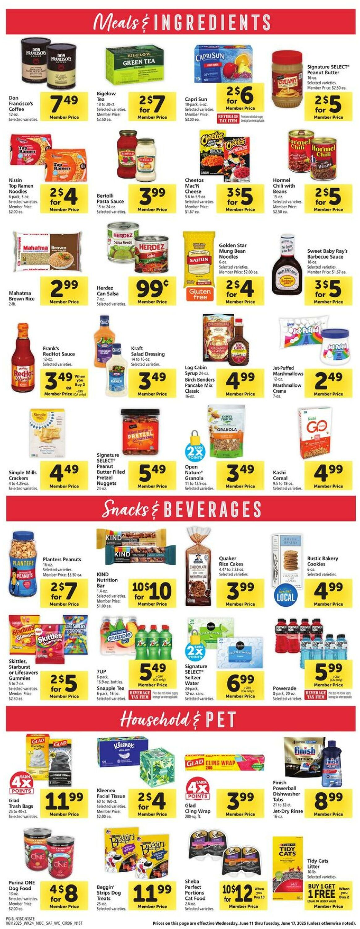 Weekly ad Safeway 06/11/2025 - 06/17/2025